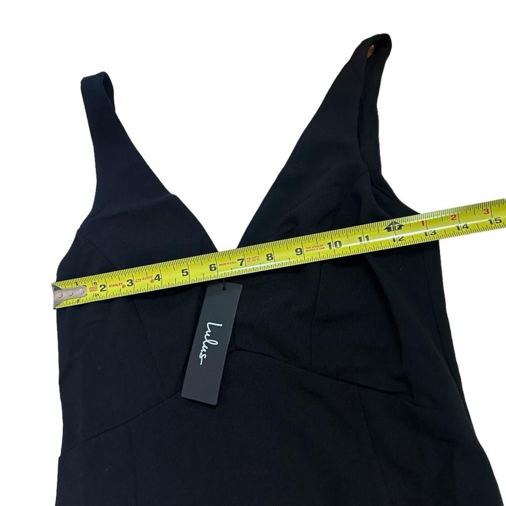 Lulus Lulus l NWT Iconic Moment Black Bodycon Midi Dress Medium Size M / US 6-8 / IT 42-44 - 6 Thumbnail