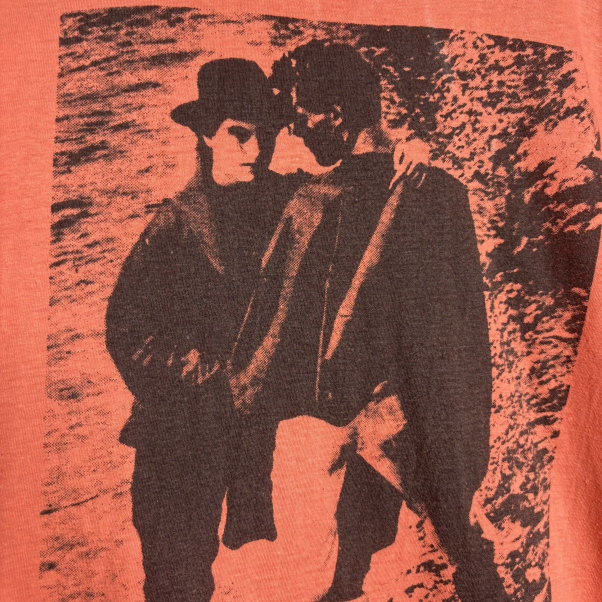 Vintage Vintage 80s Portrait Art Photo Graphic T-Shirt / Bruce Weber Size US M / EU 48-50 / 2 - 3 Thumbnail