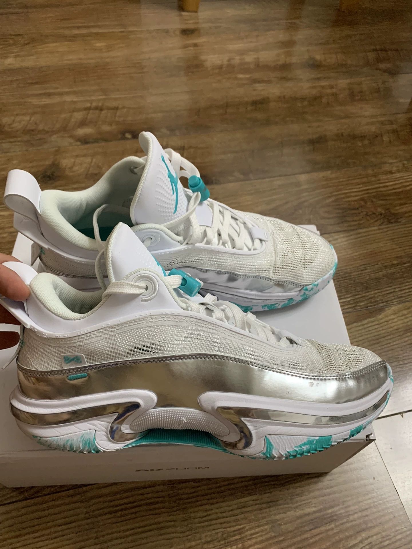 Nike Nike Jordan 36 Low Guo Ailun PF Men's Bball DM9032 Size US 10 / EU 43 - 2 Thumbnail