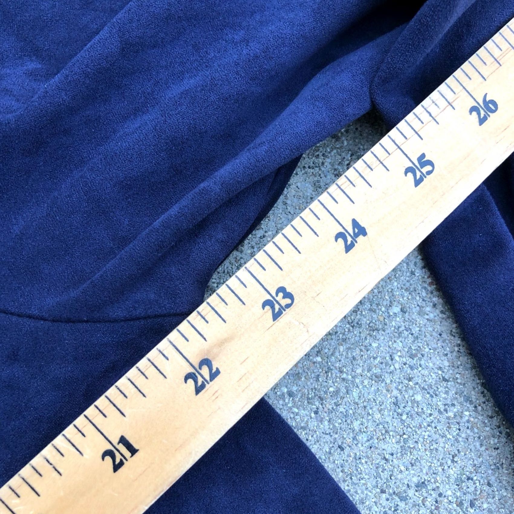 Gap GAP Button-Up Shirt Women XL Tall Faux Leather Long Sleeve Blue Suede Button Down Size XL / US 12-14 / IT 48-50 - 7 Thumbnail