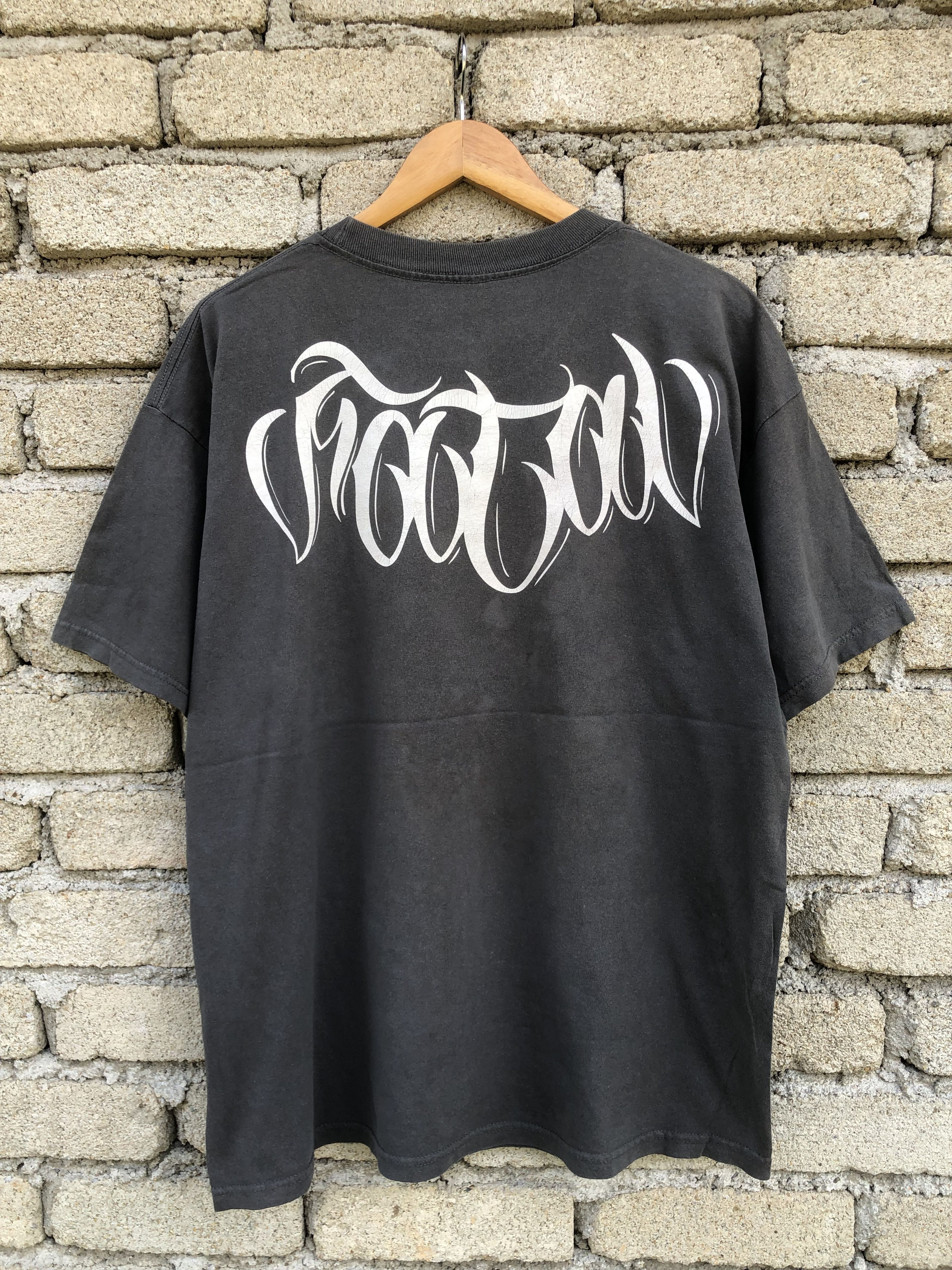 Vintage Fatal Script Logo Tattoo Women Streetweat Tee Size US XL / EU 56 / 4 - 2 Thumbnail