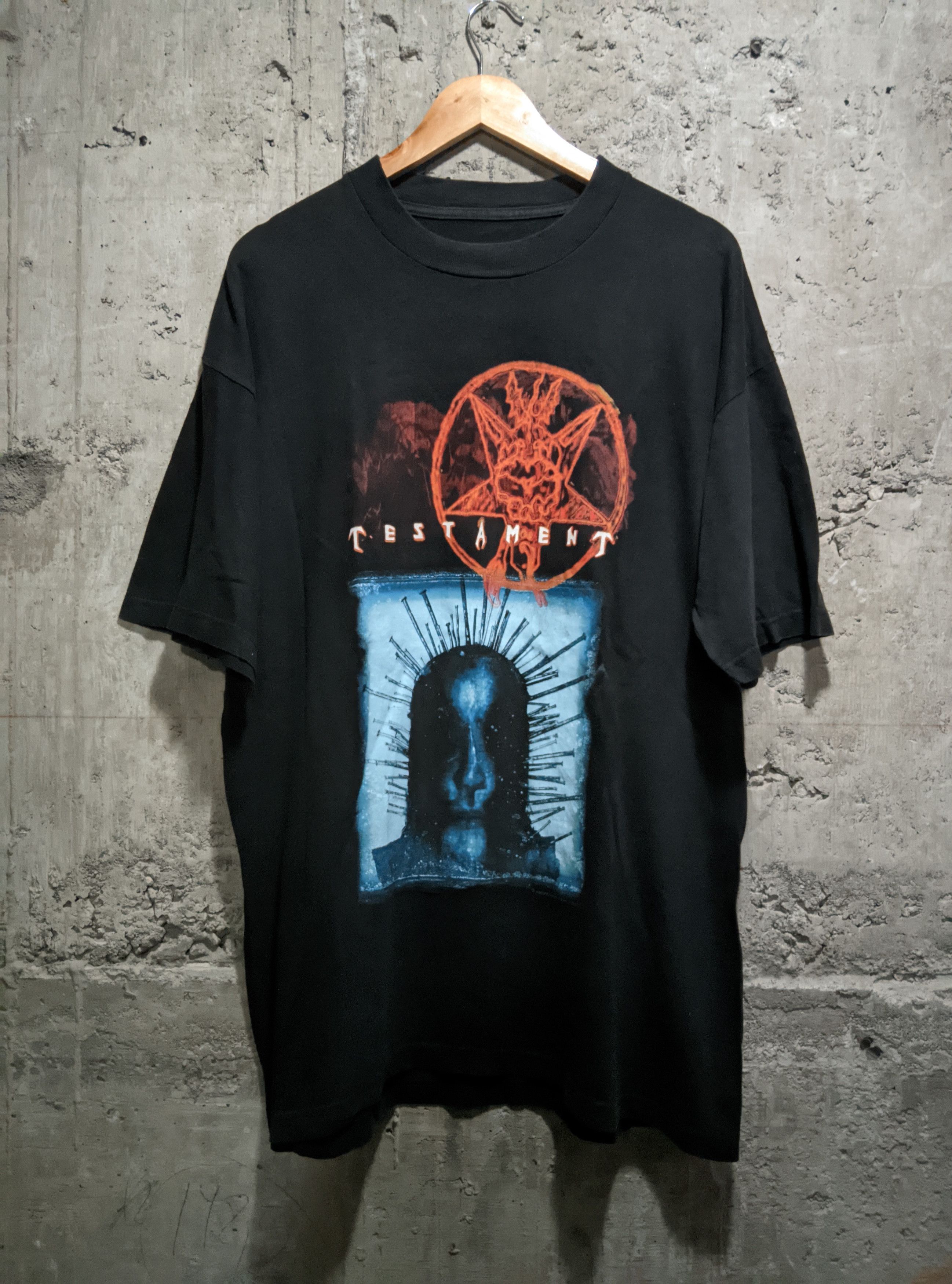 Band Tees Vintage 1998 testament demonic tour thrash metal distressed Size US XL / EU 56 / 4 - 1 Thumbnail