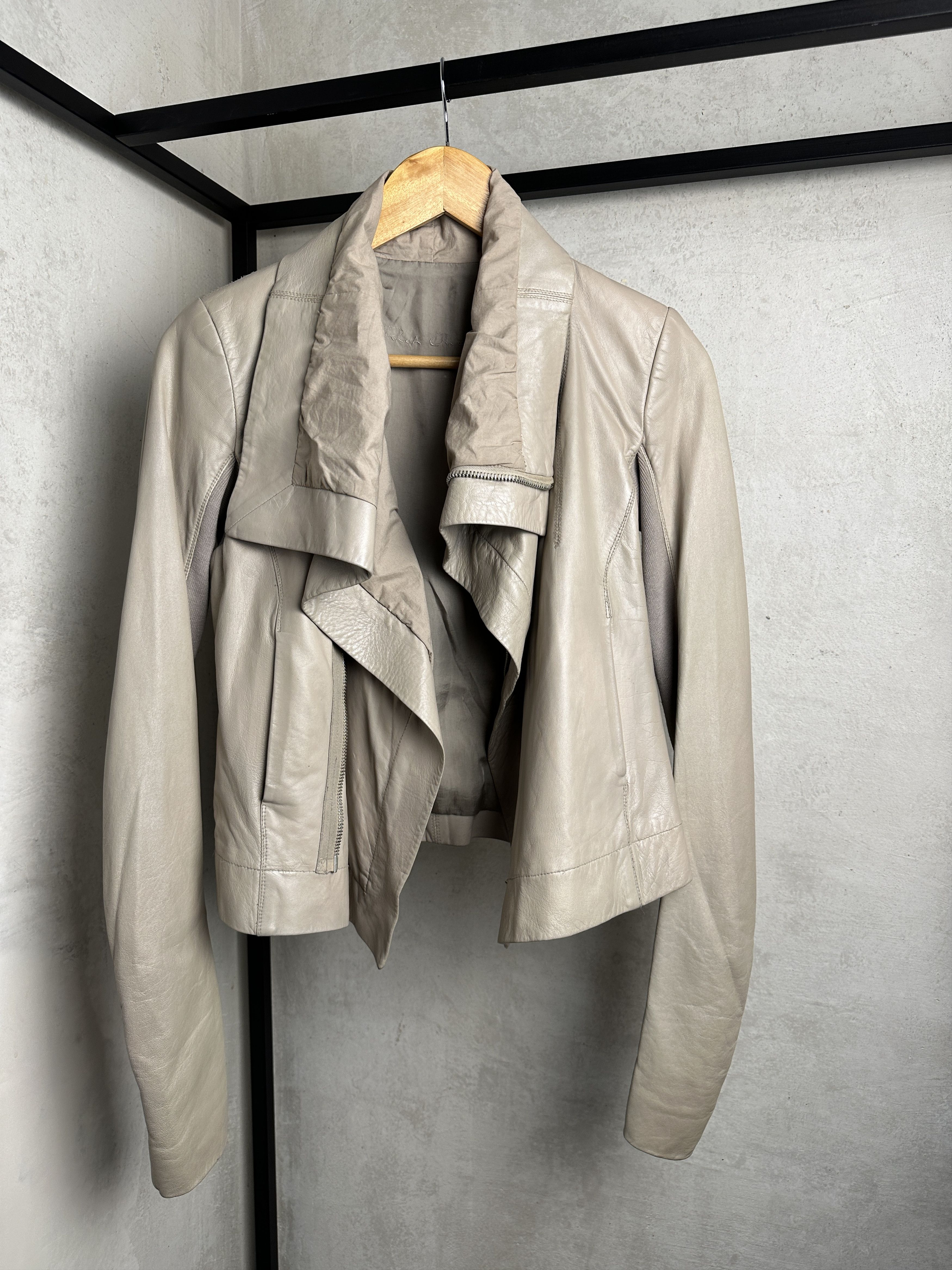 Rick Owens Rick Owens FW15 Sphinx Leather Jacket Size M / US 6-8 / IT 42-44 - 1 Thumbnail