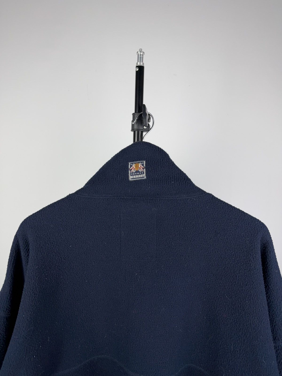 Burberry × Vintage Vintage Thomas Burberry Fleece Pullover 1/2 Zip Size US XXL / EU 58 / 5 - 12 Thumbnail