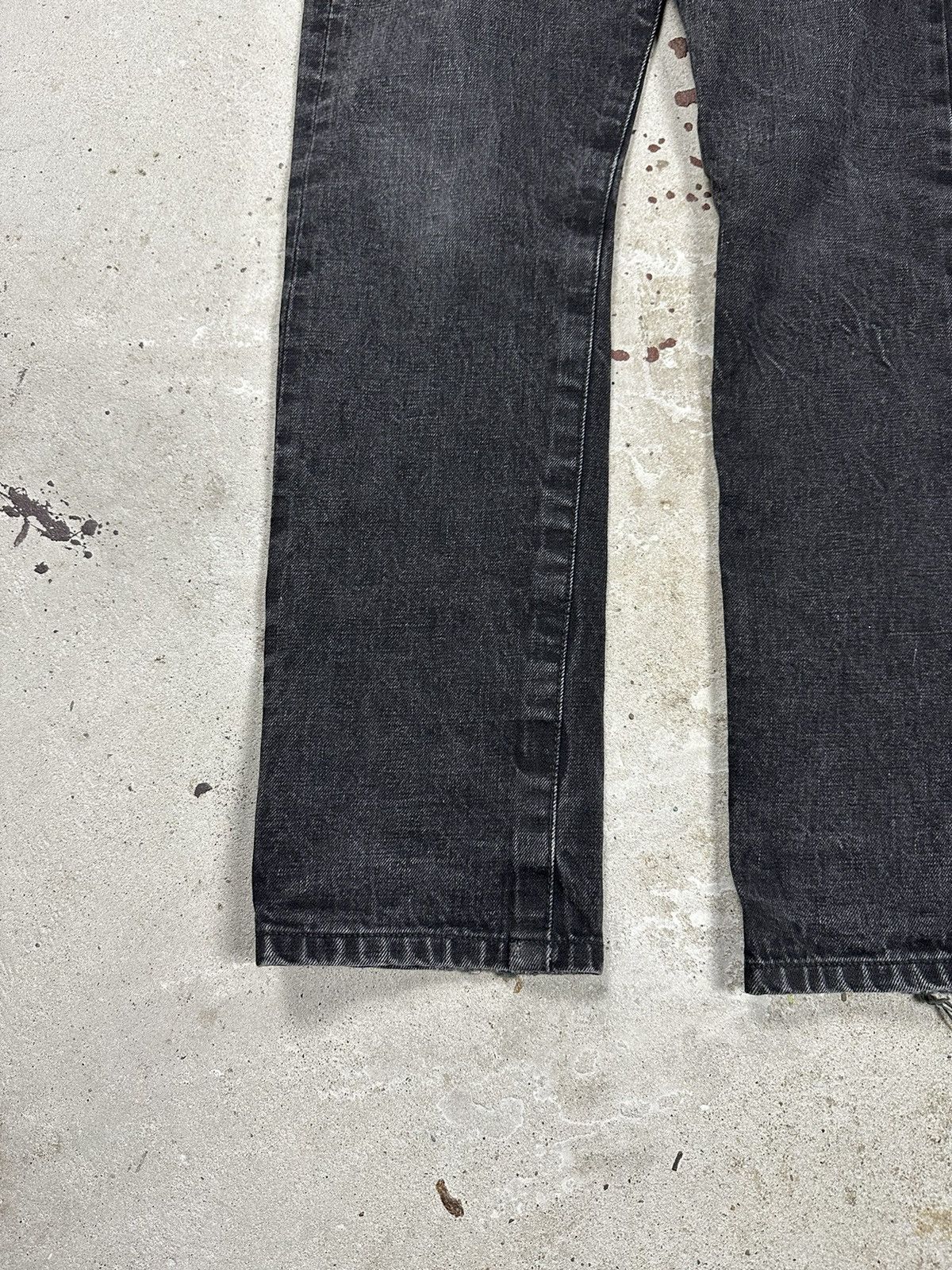 Schaeffers Garment Hotel Schaeffer’s Garment Hotel Black Washed Selvedge Denim Pants Size US 30 / EU 46 - 6 Thumbnail