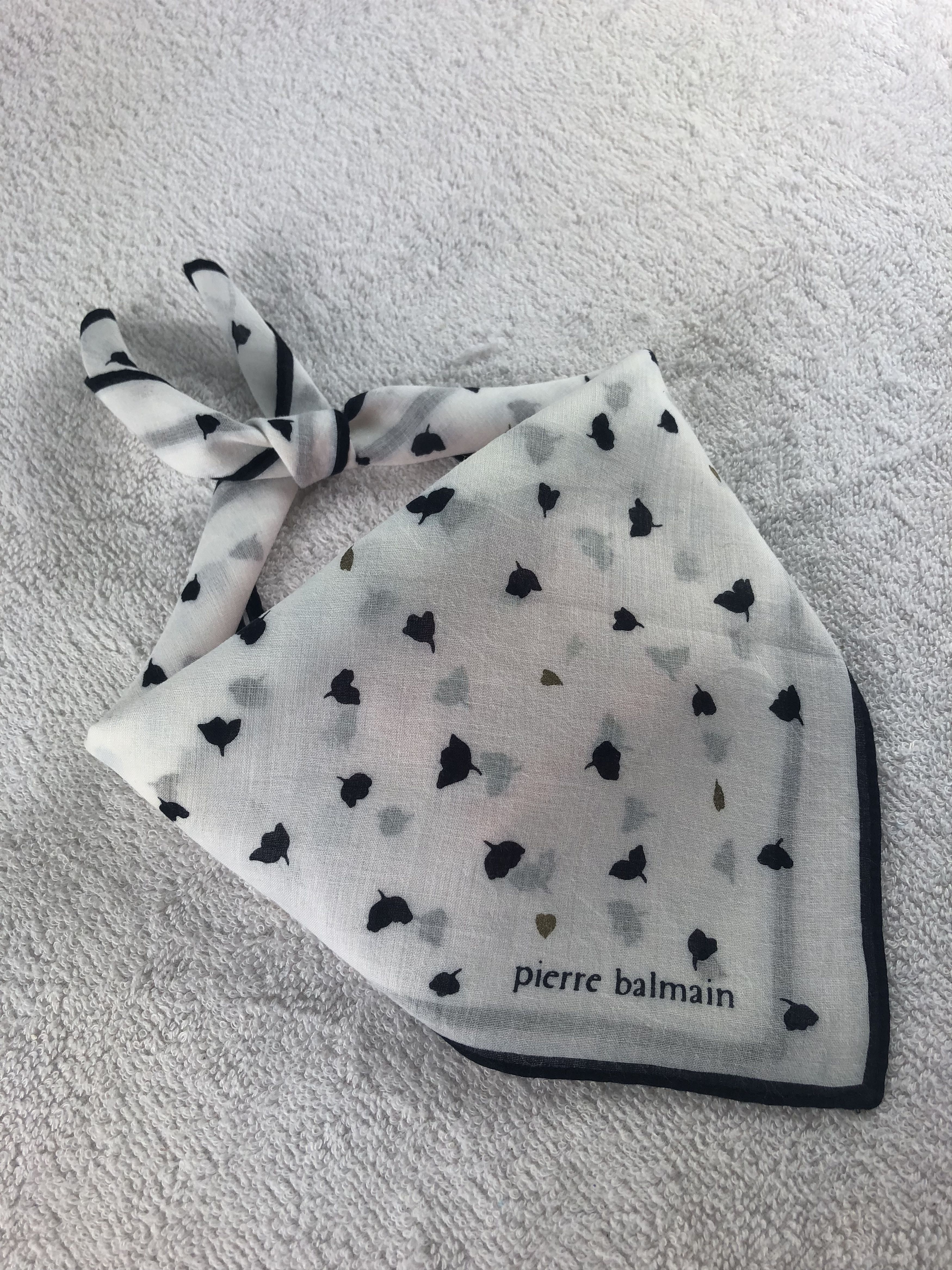 Pierre Balmain × Vintage Pierre Balmain Handkerchief / Bandana / Neckerchief Size ONE SIZE - 1 Thumbnail