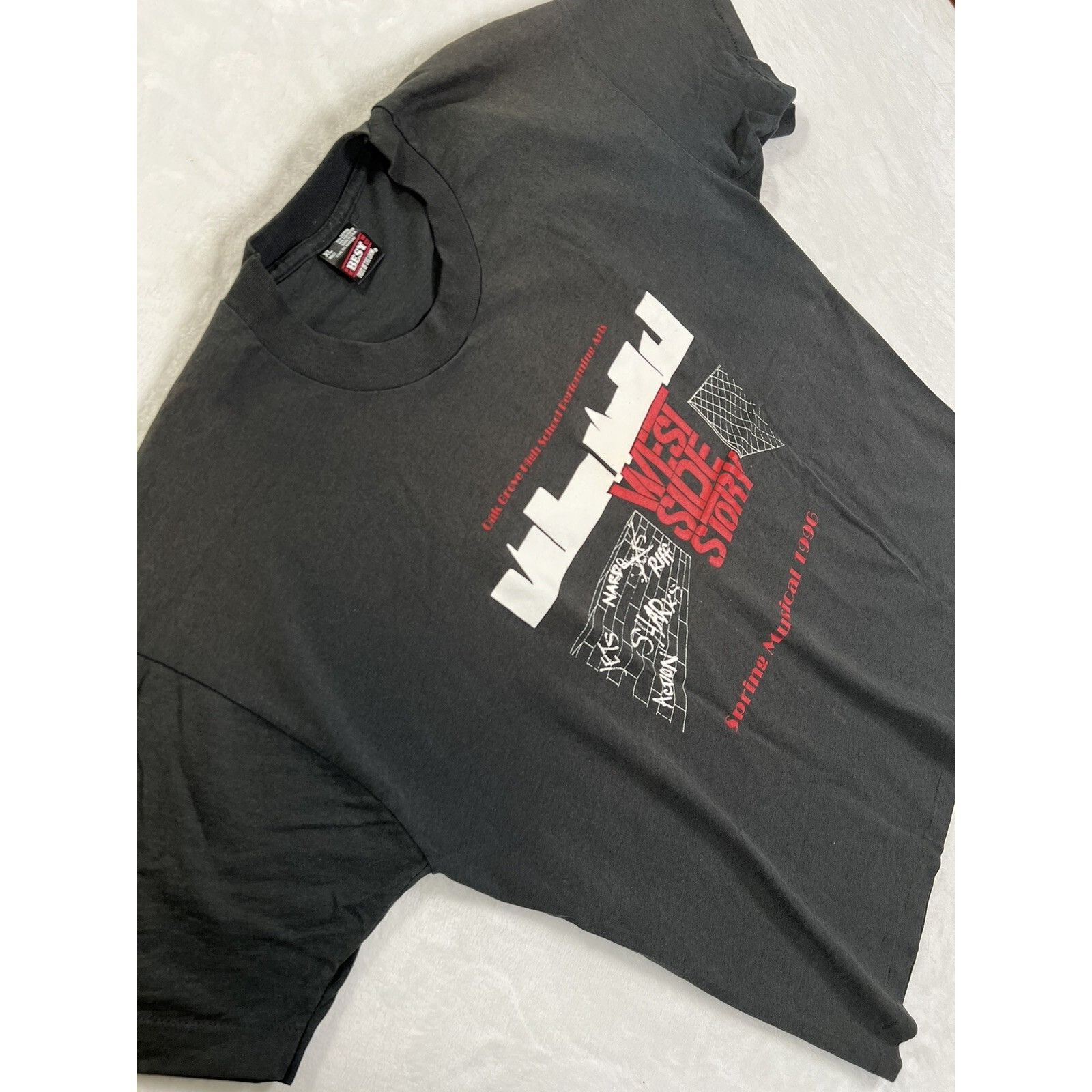 Fruit Of The Loom Vintage West Side Story Musical T-Shirt Size XL Oak Grove Hi Size US XL / EU 56 / 4 - 5 Thumbnail