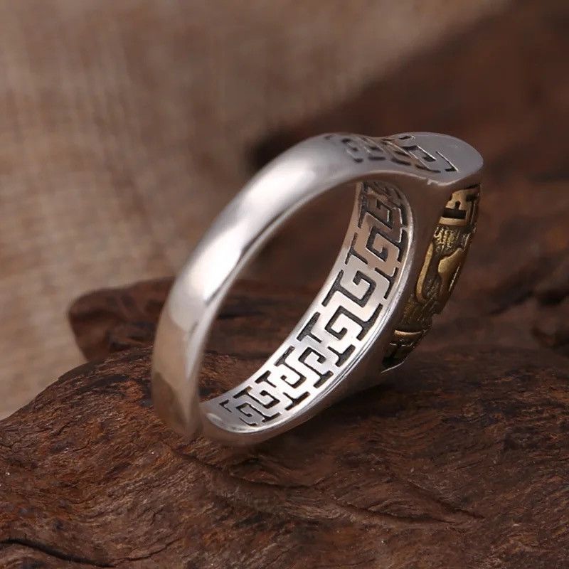 Jewelry × Vintage Tibetan Rotating Blessing Ring Size ONE SIZE - 4 Thumbnail