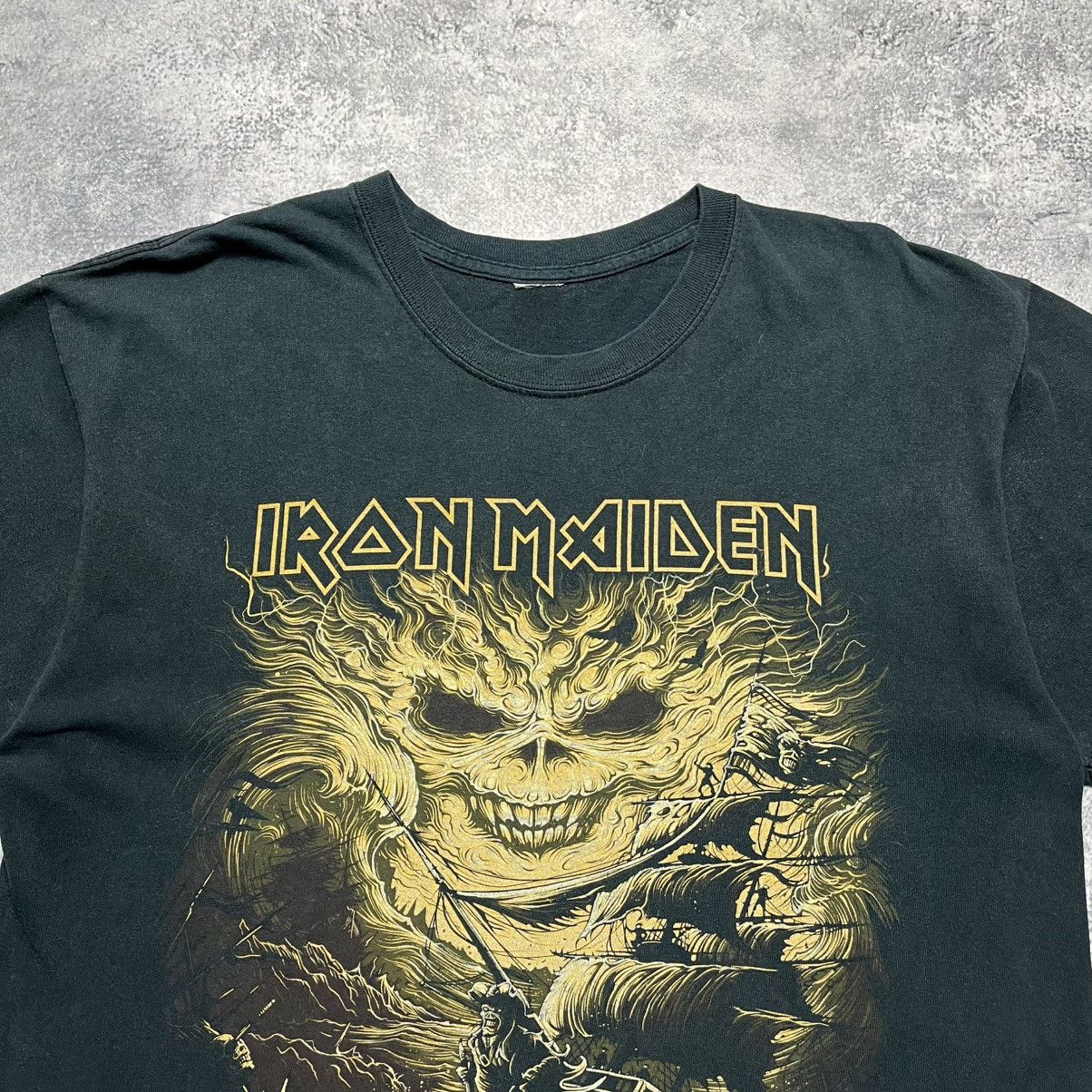 Band Tees × Vintage Vintage Iron Maiden Ghost Of The Navigator Tee Rock Band Size US XL / EU 56 / 4 - 2 Thumbnail