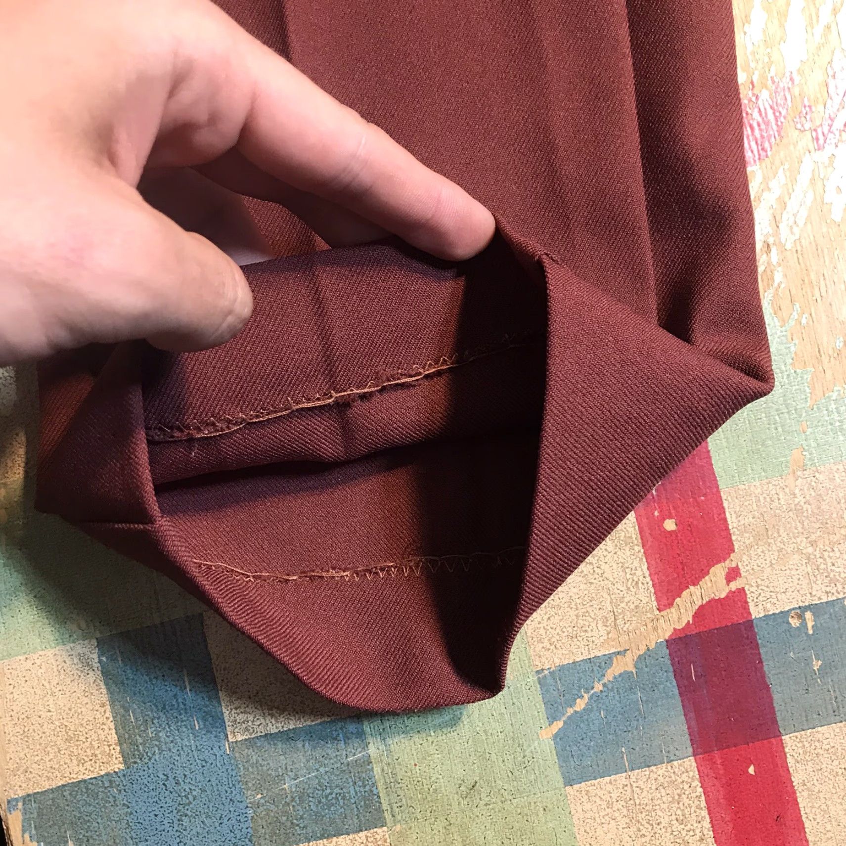 Vintage VINTAGE Levis Pants Main Points: 554 Polyester Pleated Straight Leg USA Red 27x29 Size 2 Womens Size 26" / US 2 / IT 38 - 5 Thumbnail