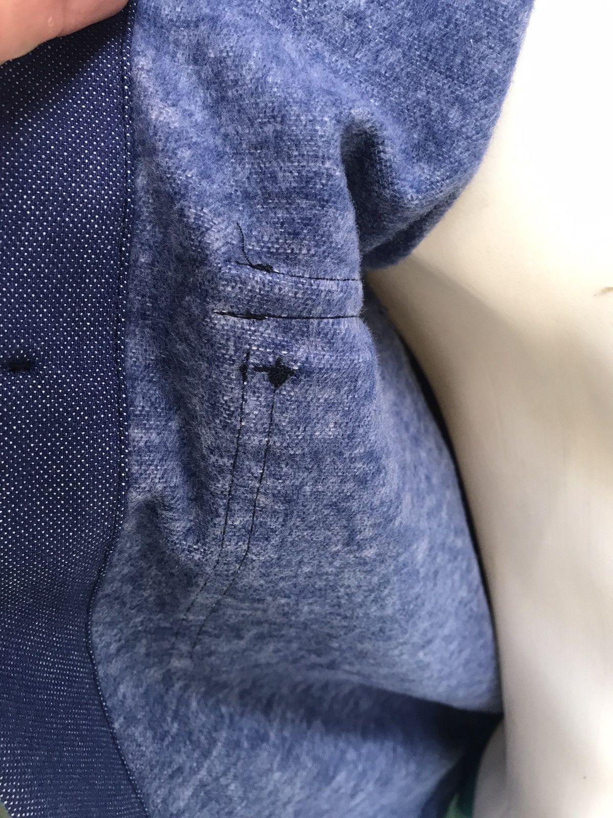 Other THICK DENIM AND SOFT FLANNEL LIGHT BLUE WORK JACKET Size US L / EU 52-54 / 3 - 8 Thumbnail