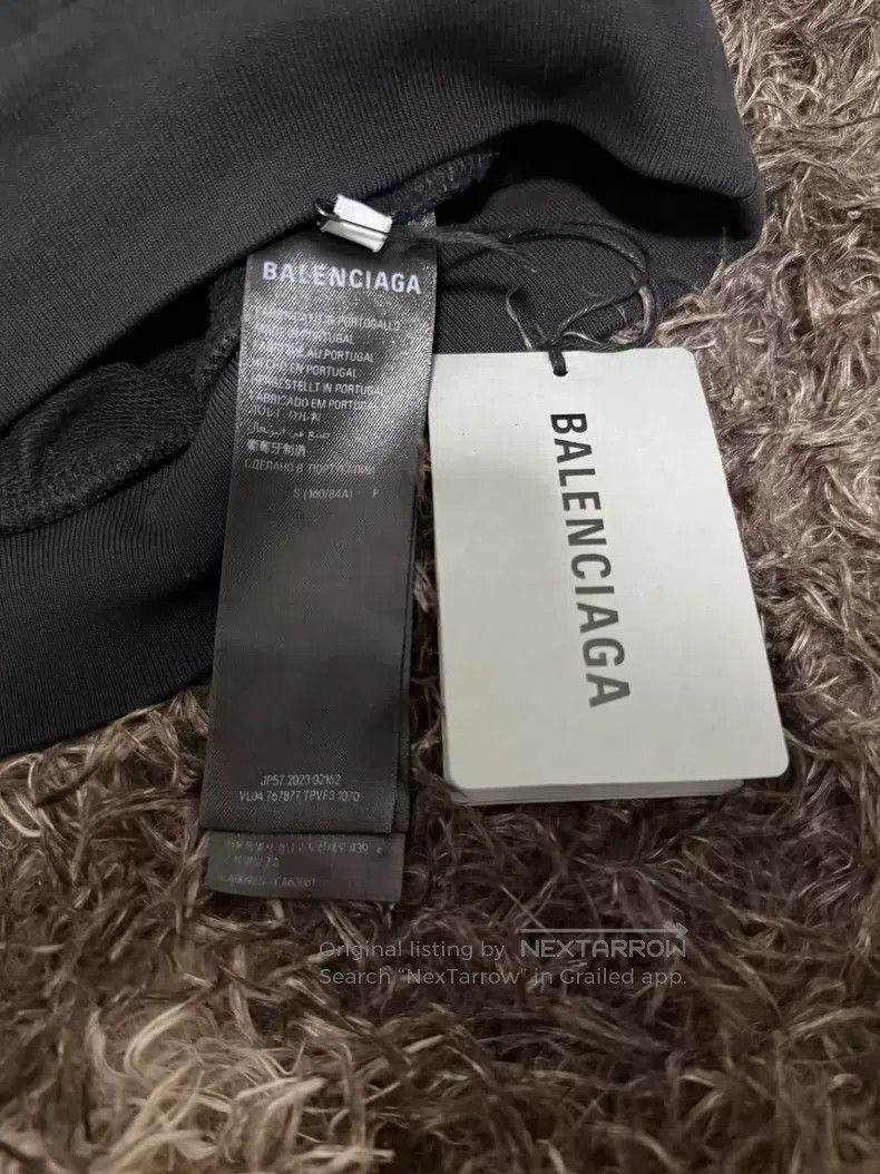 Balenciaga Balenciaga 23fw phantom overlap 3B black hooded sweatshirt Size US S / EU 44-46 / 1 - 5 Thumbnail