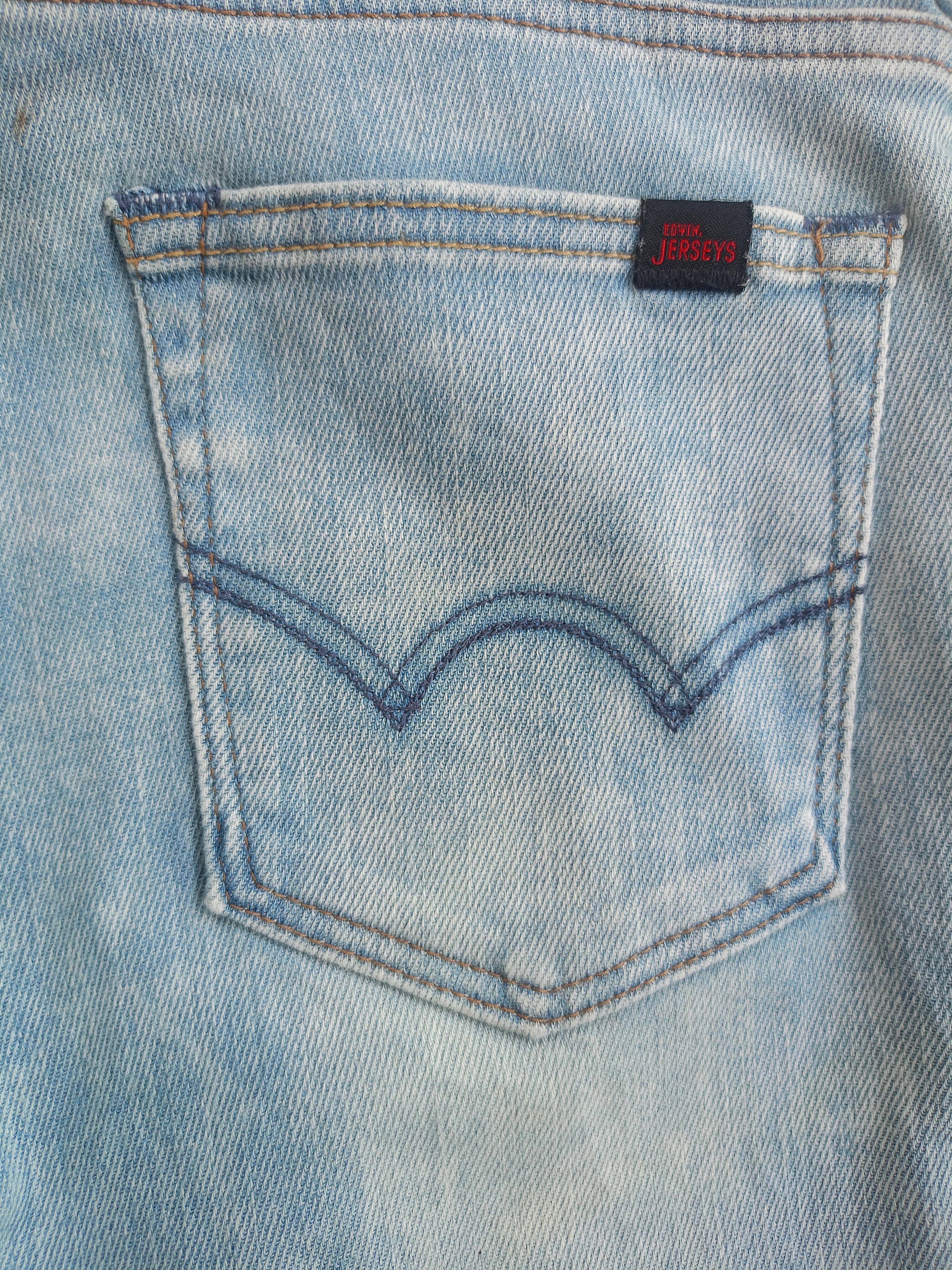 Edwin × Vintage EDWIN JERSEYS Vintage Streetwear Denim Size US 33 - 22 Thumbnail