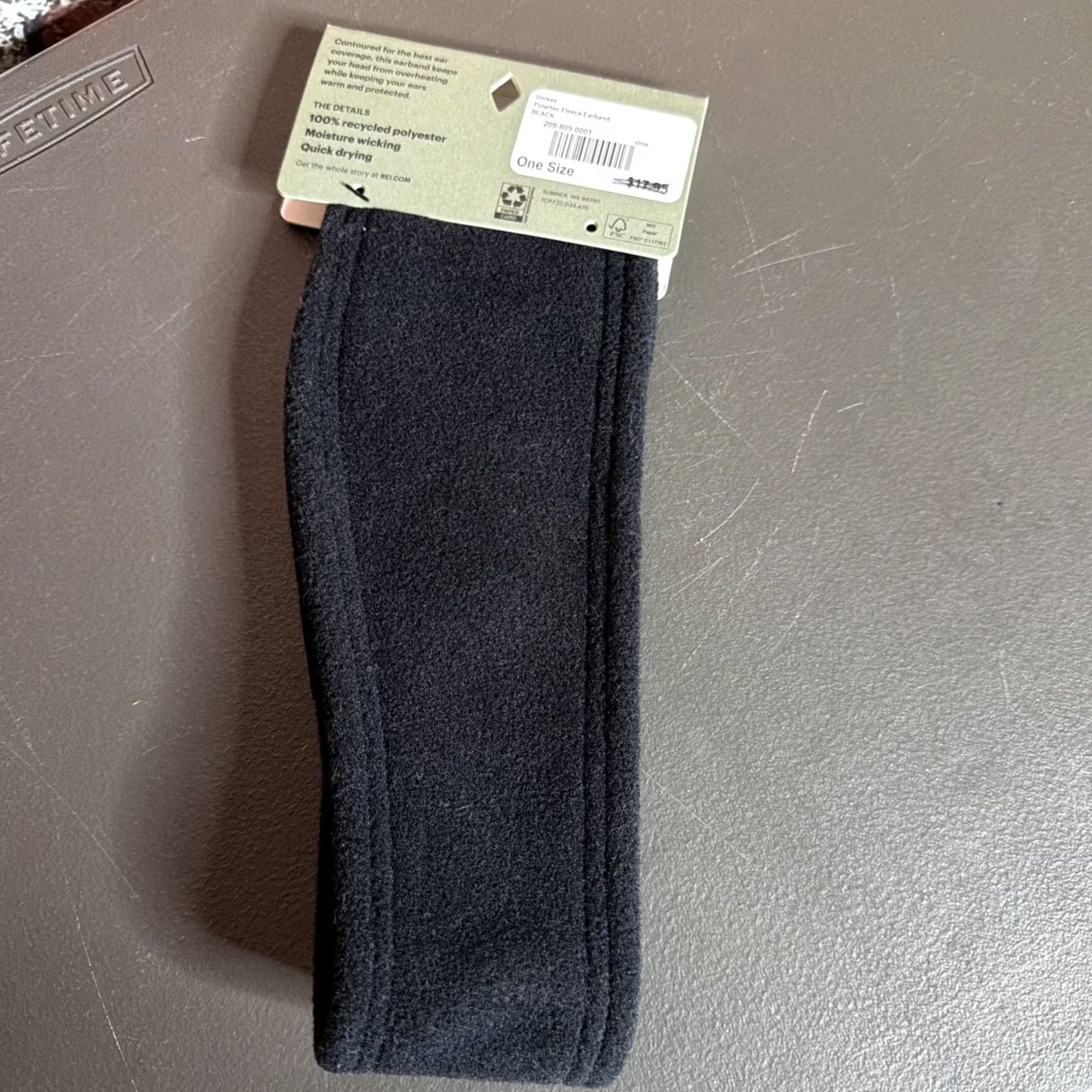 Vintage REI Headband Polartec Black Warm Fleece Adult One Size Stretch NWT Unisex Outdoors Ski - Head Band Size US M / EU 48-50 / 2 - 2 Thumbnail