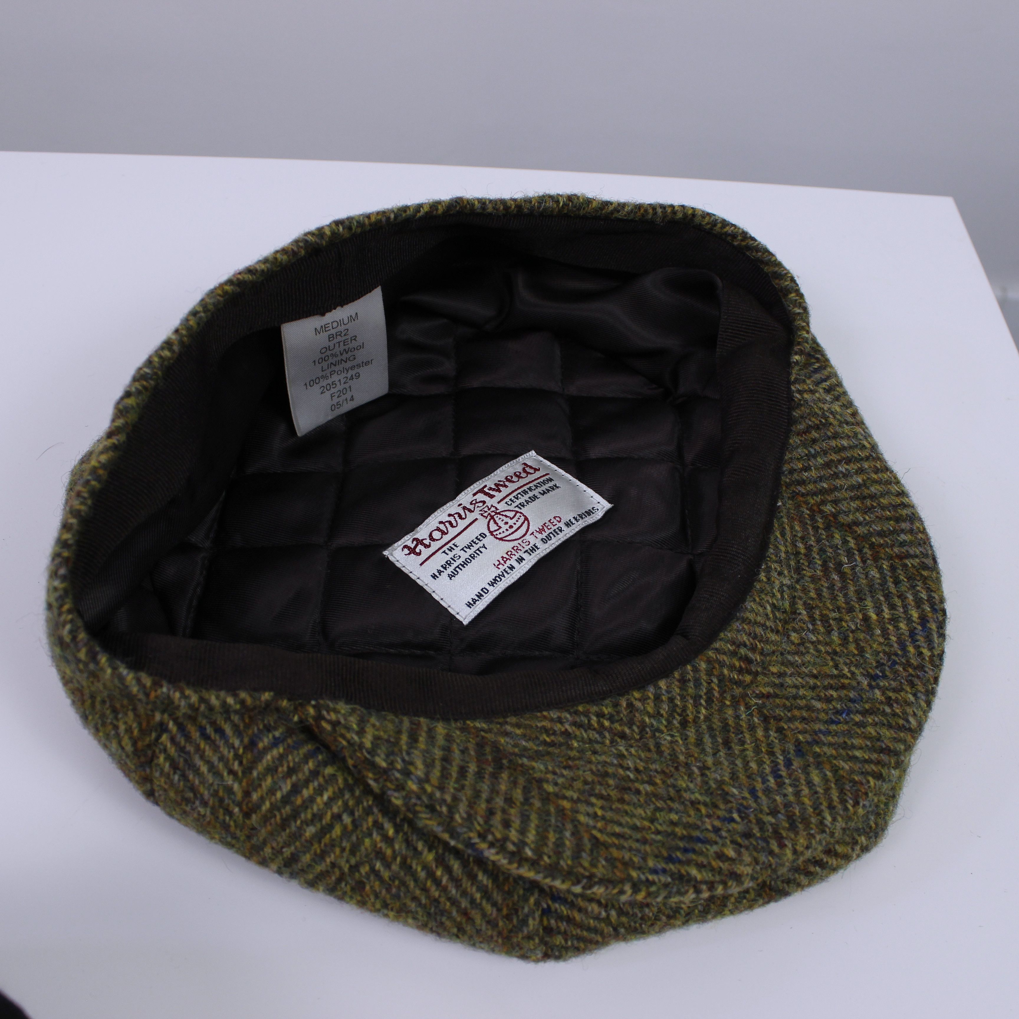 Harris Tweed Harris Tweed wool Flat Cap Hat Newsboy England Size ONE SIZE - 4 Thumbnail