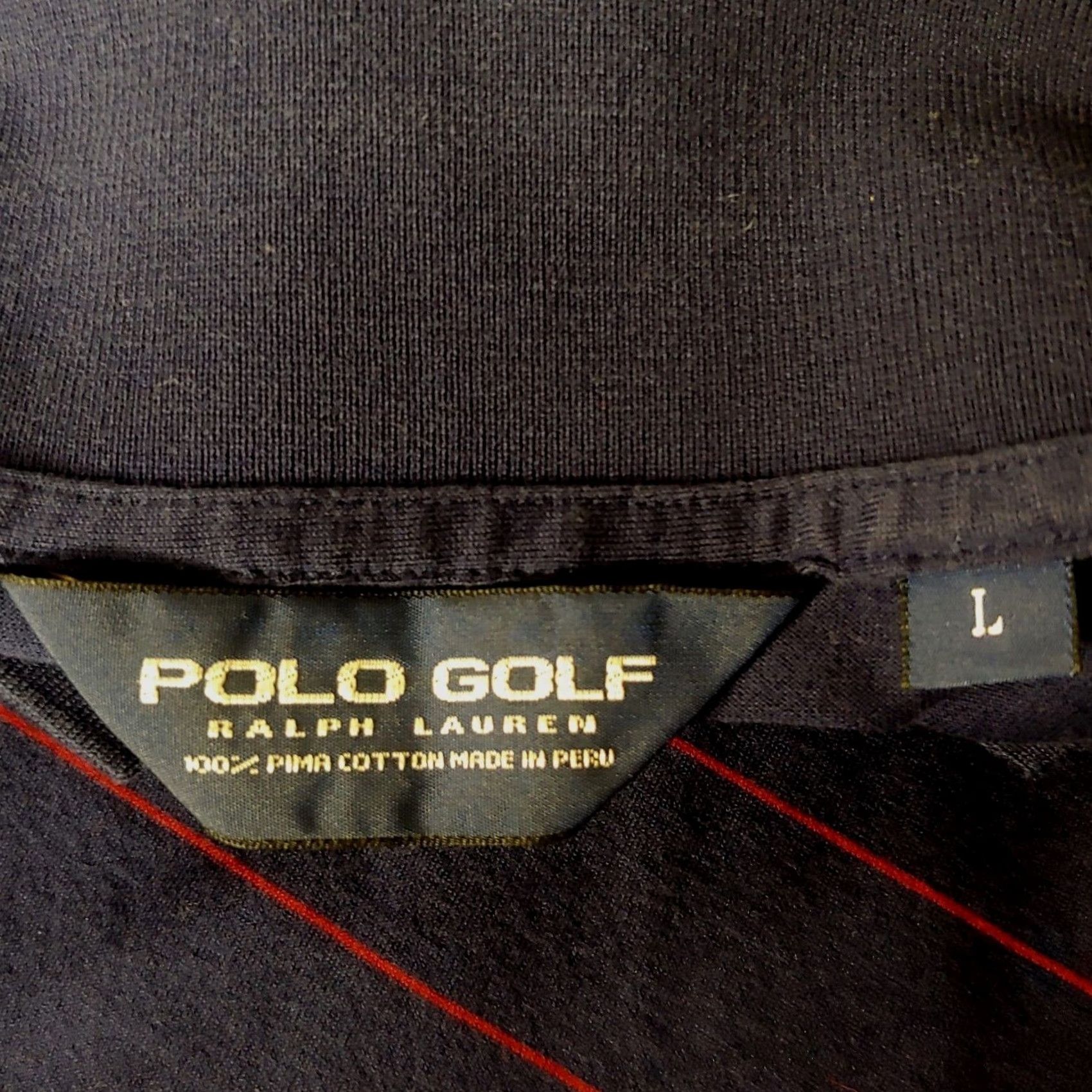 Ralph Lauren Ralph Lauren Polo Golf Shirt L Blue Stripe Pima Long Sleeve Hidden Creek Golf Club Cooperstown? Size US L / EU 52-54 / 3 - 5 Thumbnail