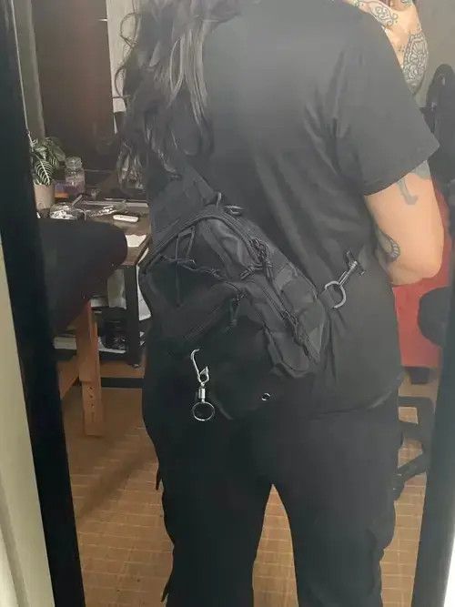 Other Tactical Men Chest Bags Designer Cool Shoulder Crossbody Bag Size ONE SIZE - 2 Thumbnail