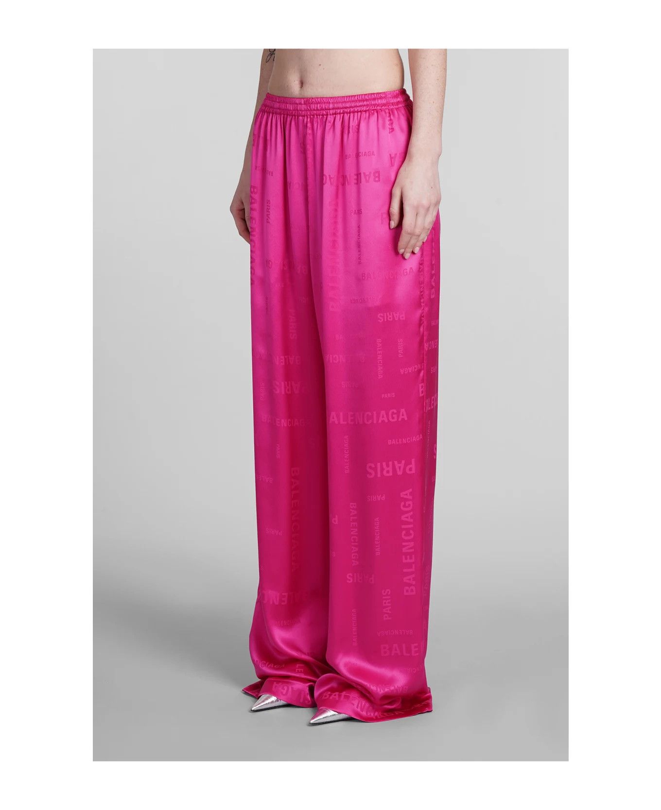 Balenciaga o1y0625 Casual Pant in Fuchsia Size 27" / US 4 / IT 40 - 3 Thumbnail
