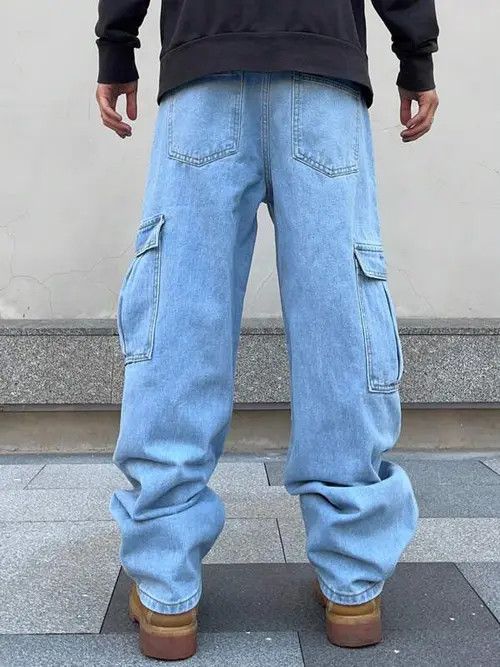 Jean Cargo Jeans Denim Loose fit Size US 34 / EU 50 - 4 Thumbnail