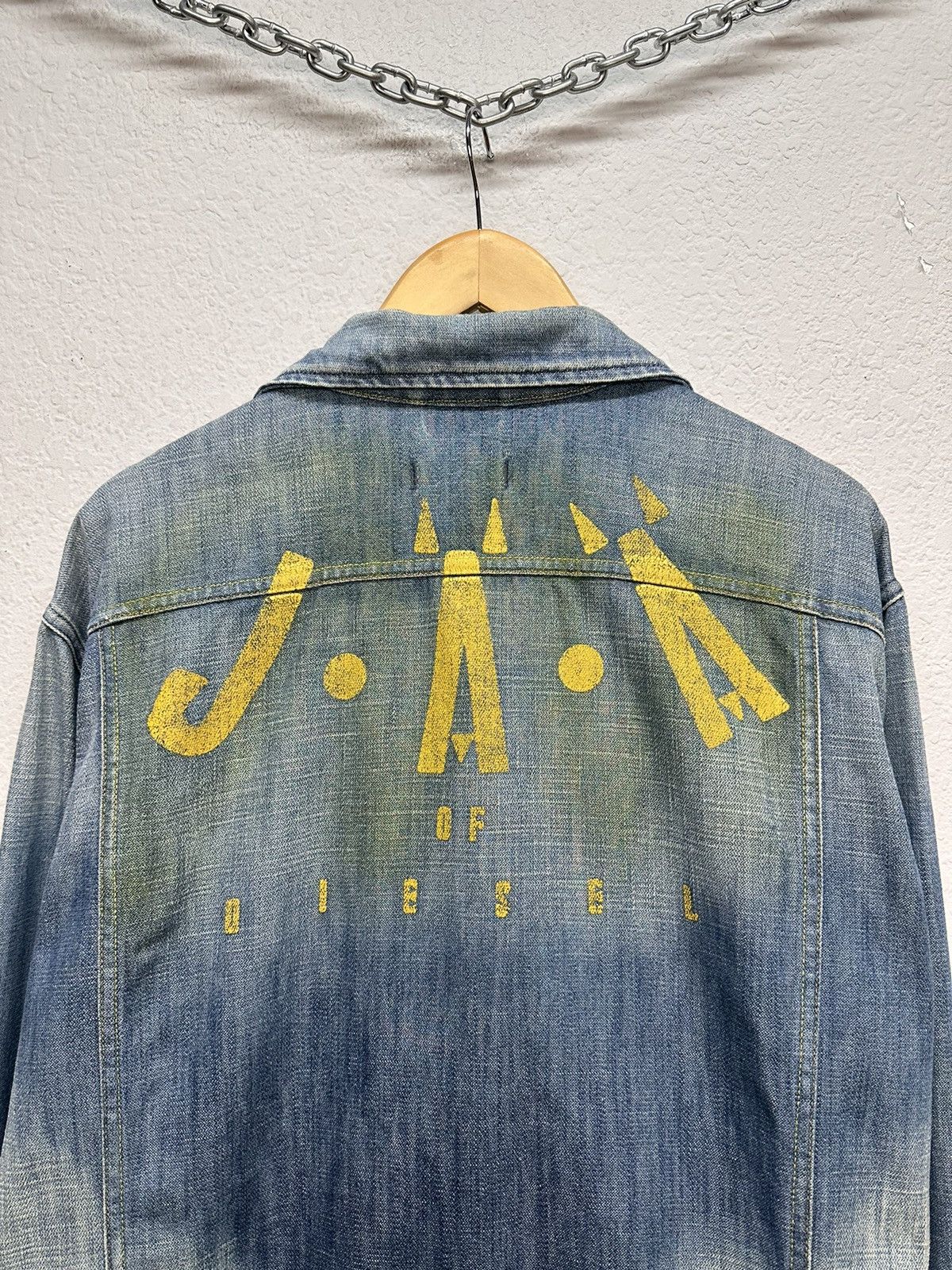 Diesel Denim Jacket Diesel Multipocket Leather Junya Watanabe Y2K Size US L / EU 52-54 / 3 - 11 Thumbnail