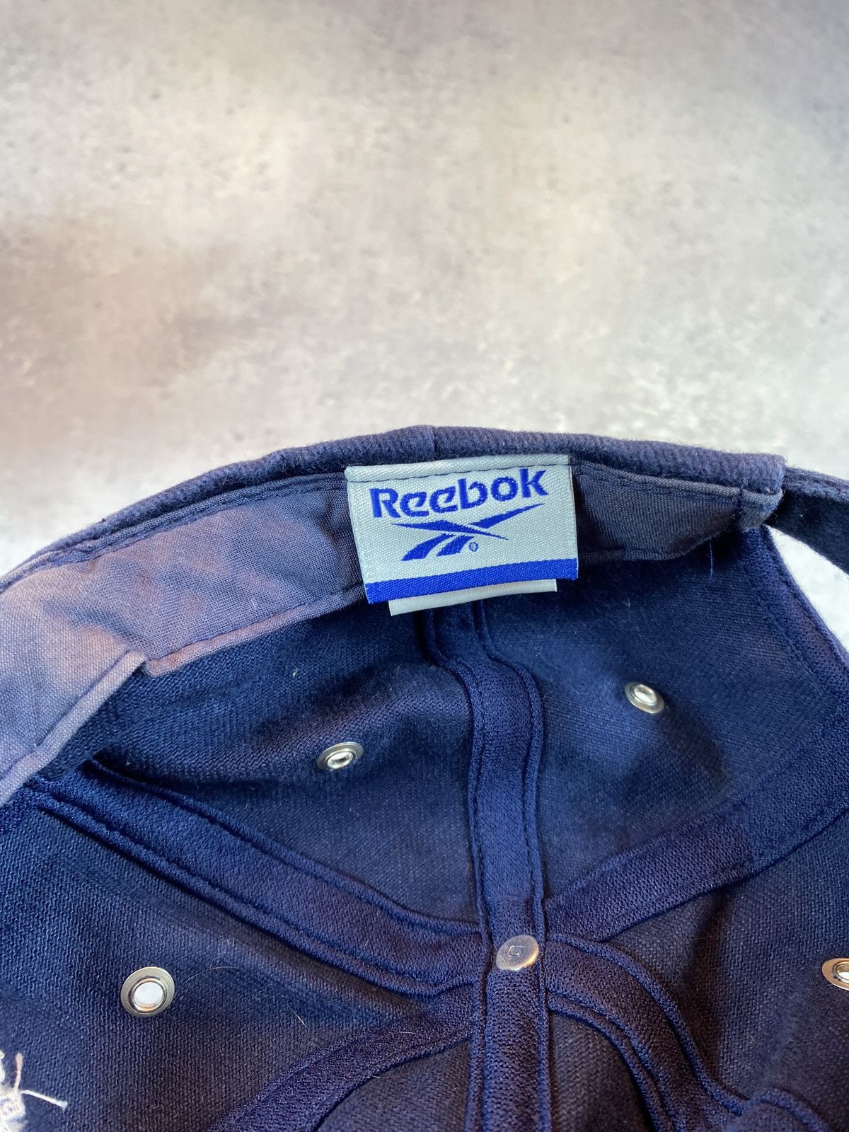 Reebok × Vintage Vintage Reebok Blue Cap With Centre logo Size ONE SIZE - 6 Thumbnail