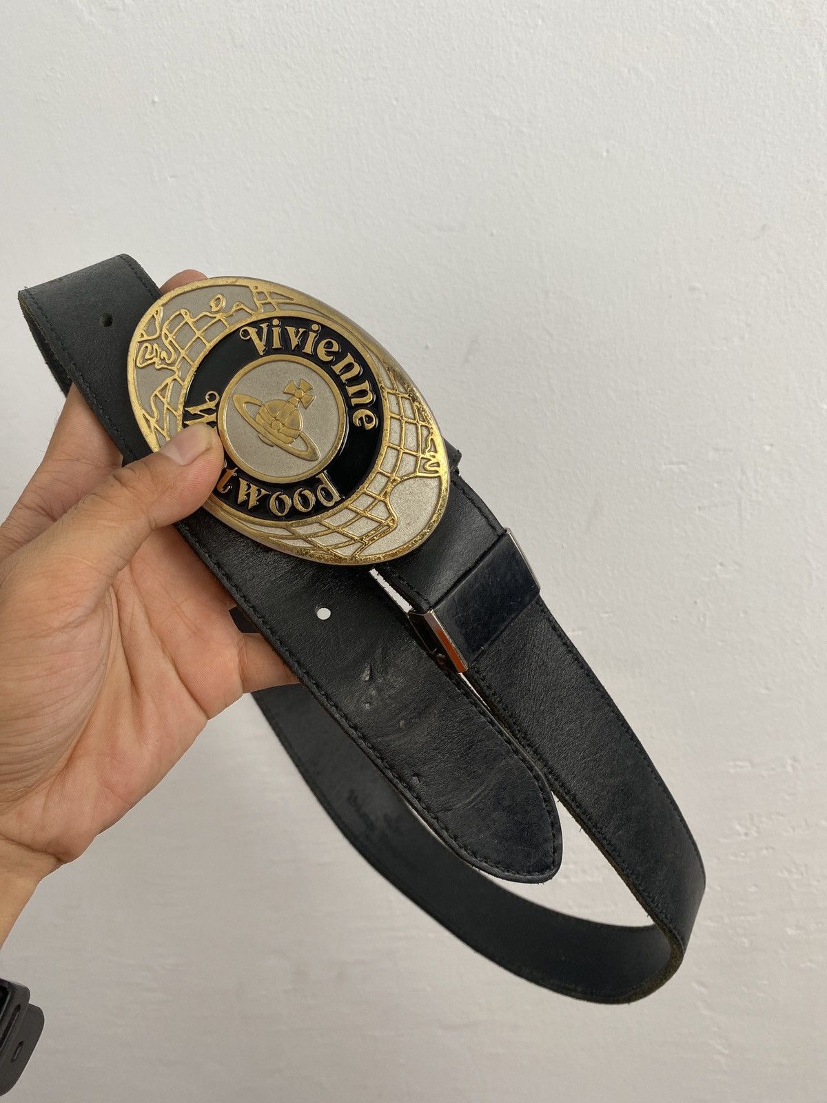 Vivienne Westwood Vivienne Westwood MAN orb leather belt Size ONE SIZE - 8 Thumbnail