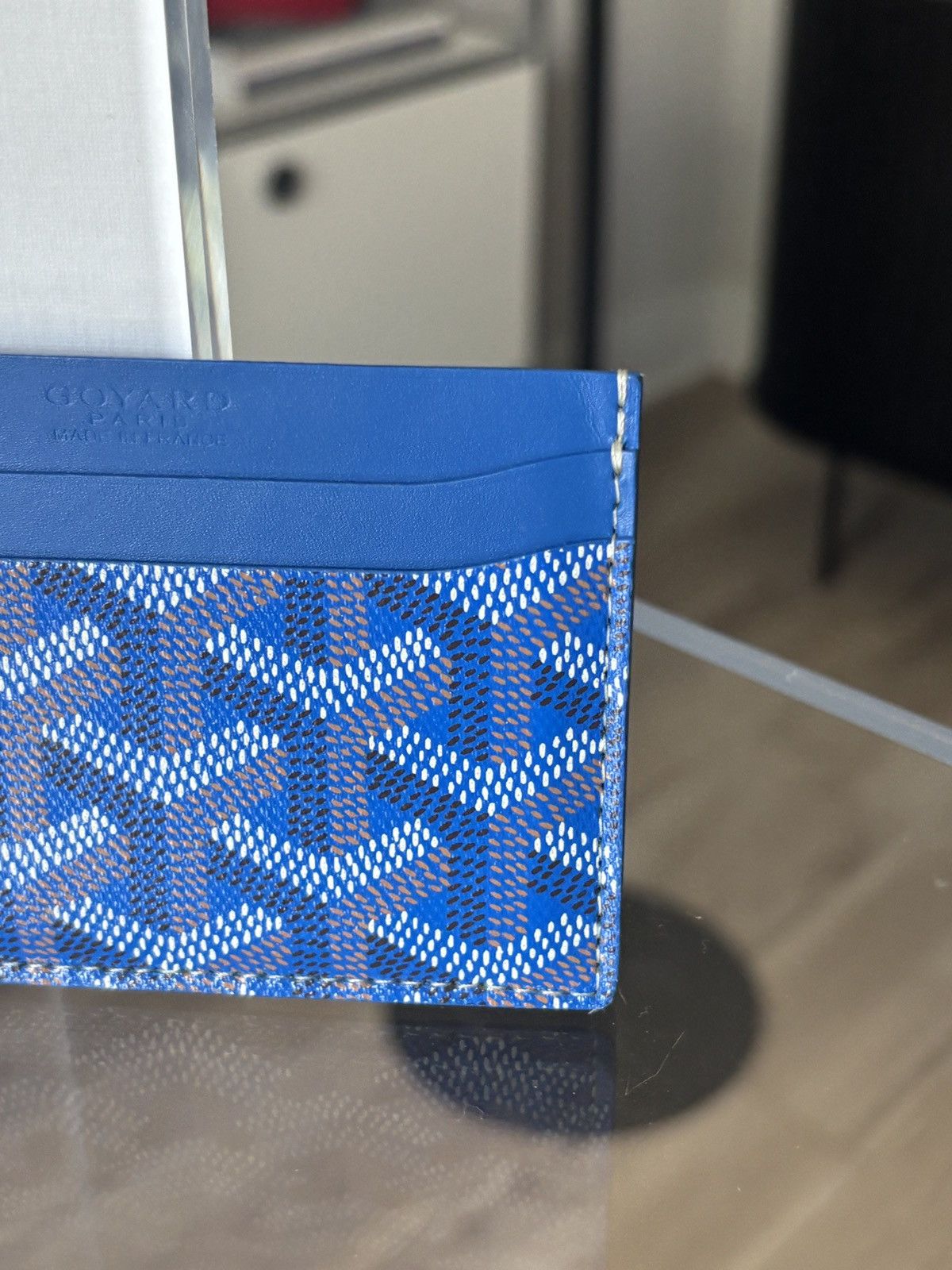 Goyard GOYARD | BLUE SULPICE CARDHOLDER WALLET Size ONE SIZE - 6 Thumbnail