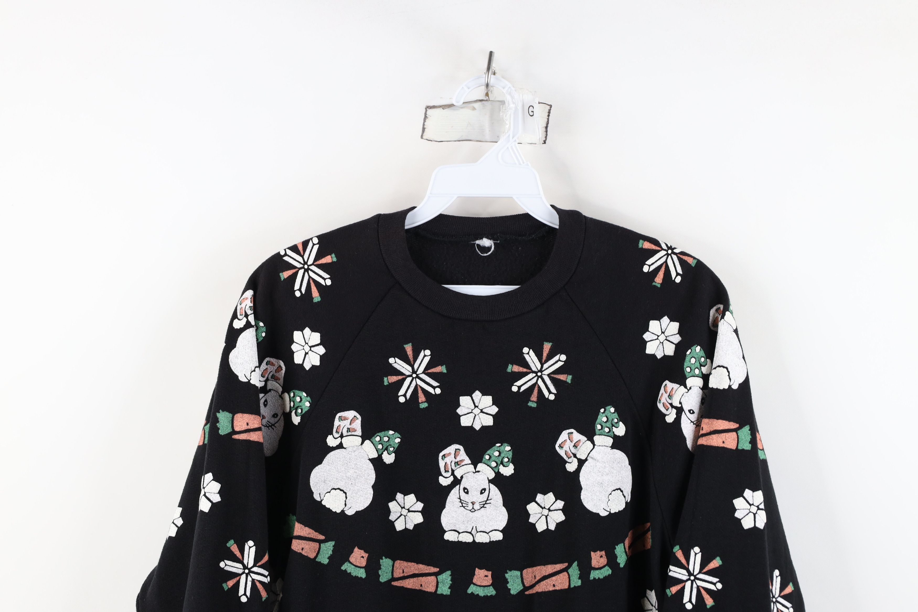 Vintage Vintage 90s Christmas Over Print Crewneck Sweatshirt Size M / US 6-8 / IT 42-44 - 2 Thumbnail