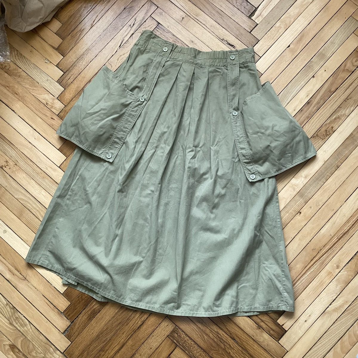 Hysteric Glamour Y2K Vintage Military-Inspired Pleated Skirt Size 32" / US 10 / IT 46 - 1 Thumbnail