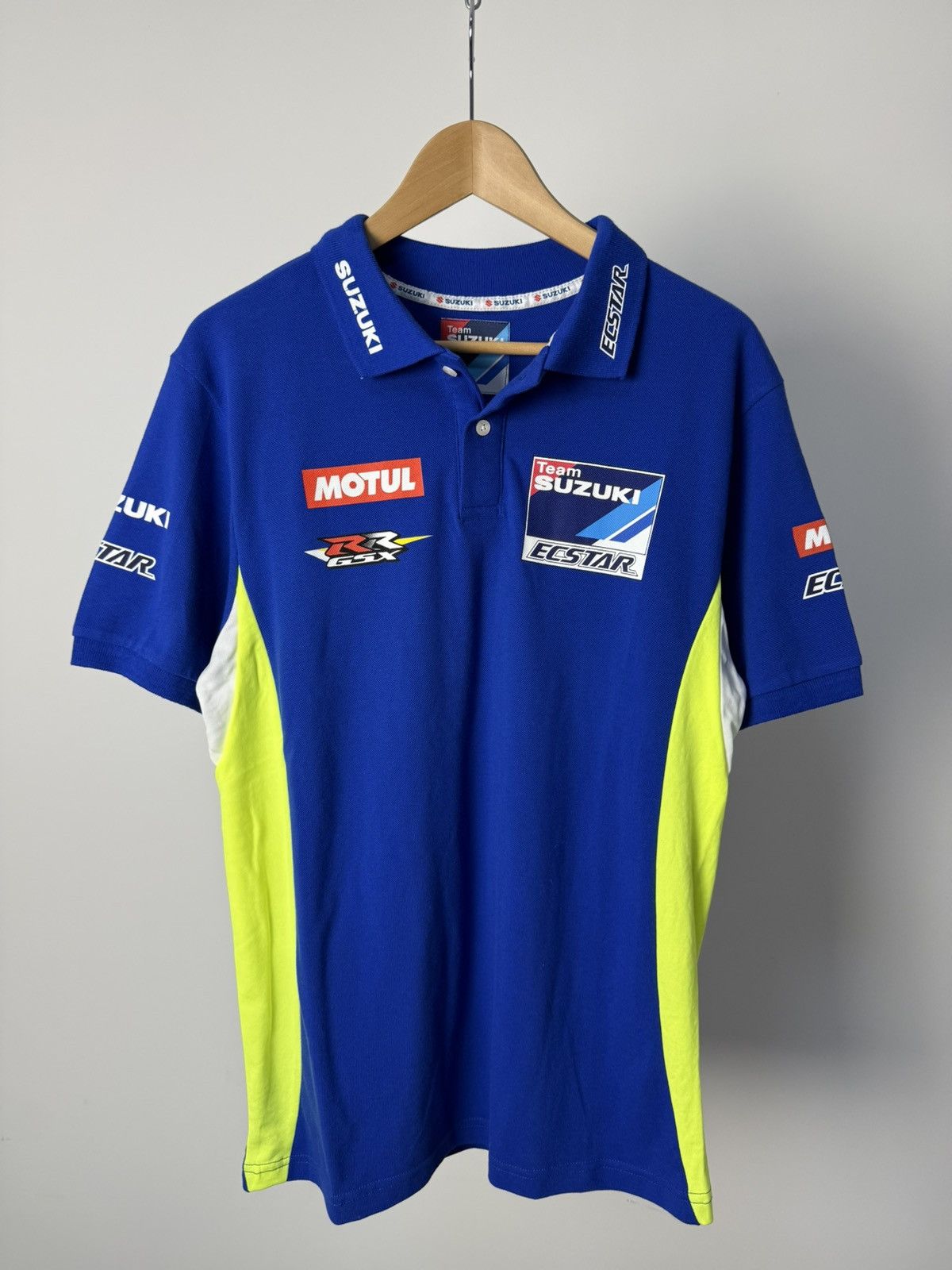 Vintage Vintage Suzuki Racing Polo T-Shirt Size US M / EU 48-50 / 2 - 4 Thumbnail