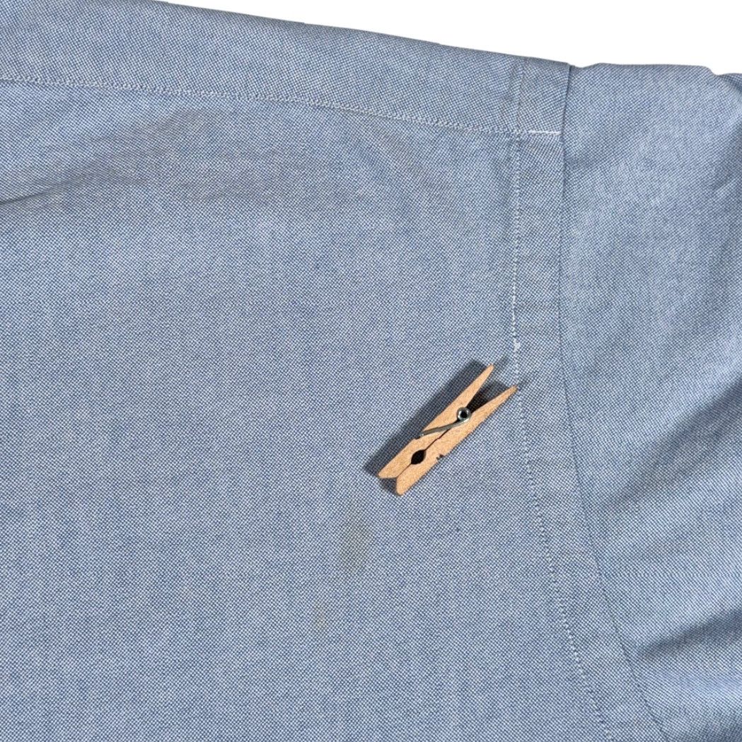 Ralph Lauren VINTAGE Ralph Lauren Golf Shirt XL Adult Blue Oxford Tilden Crest 90s Shirt Mens Size US XL / EU 56 / 4 - 5 Thumbnail