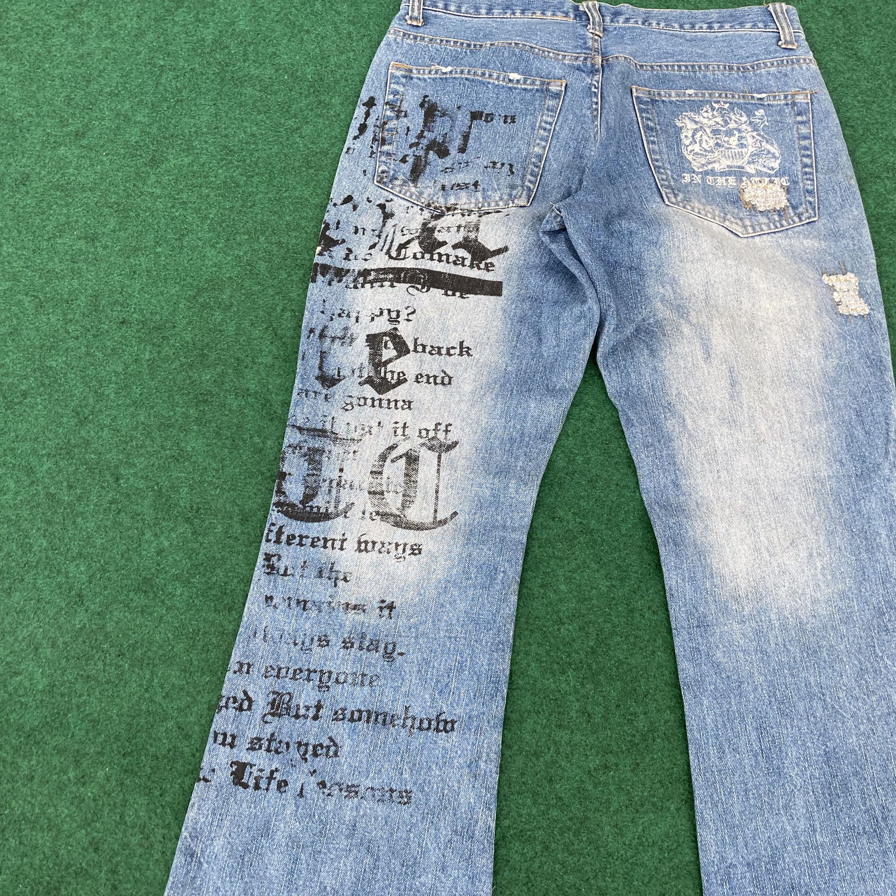In The Attic × Japanese Brand Vtg In The Attic Pant Jeans Bootcut Japanese Flared Pant Size US 30 / EU 46 - 11 Thumbnail