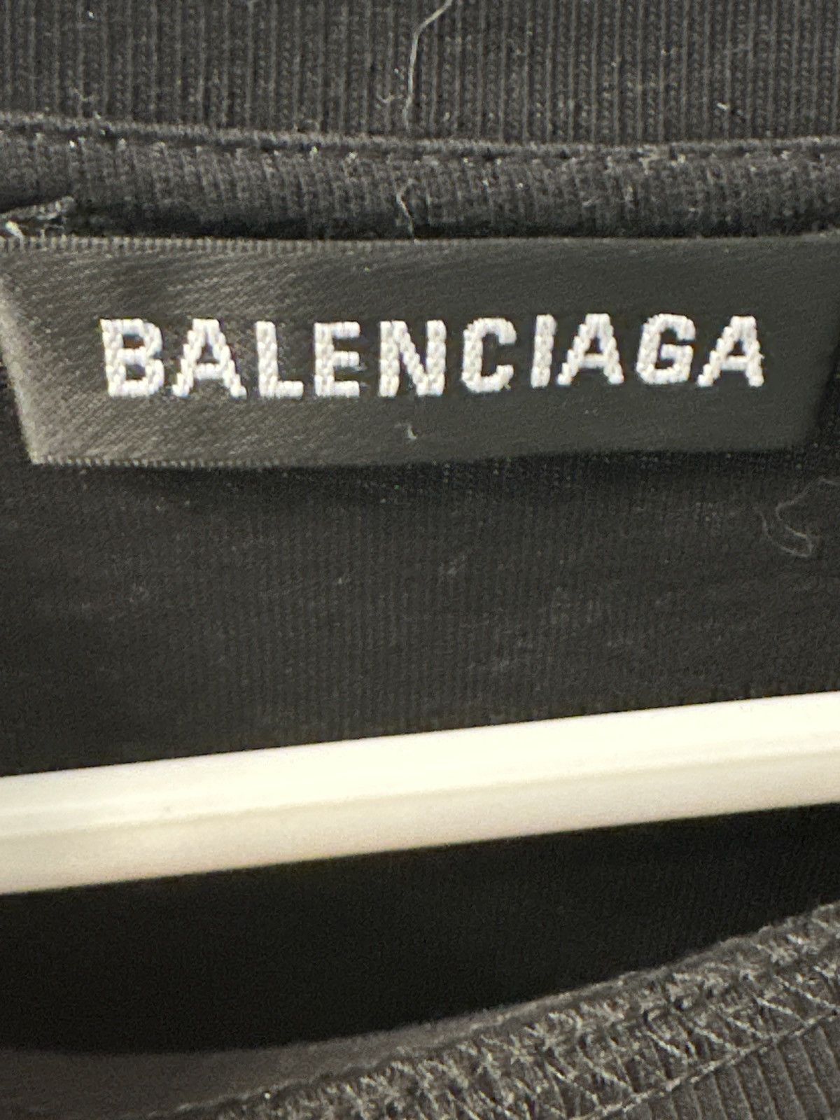 Balenciaga Balenciaga Logo Crew Neck Archetype Black Tee 2018 Size US L / EU 52-54 / 3 - 2 Thumbnail