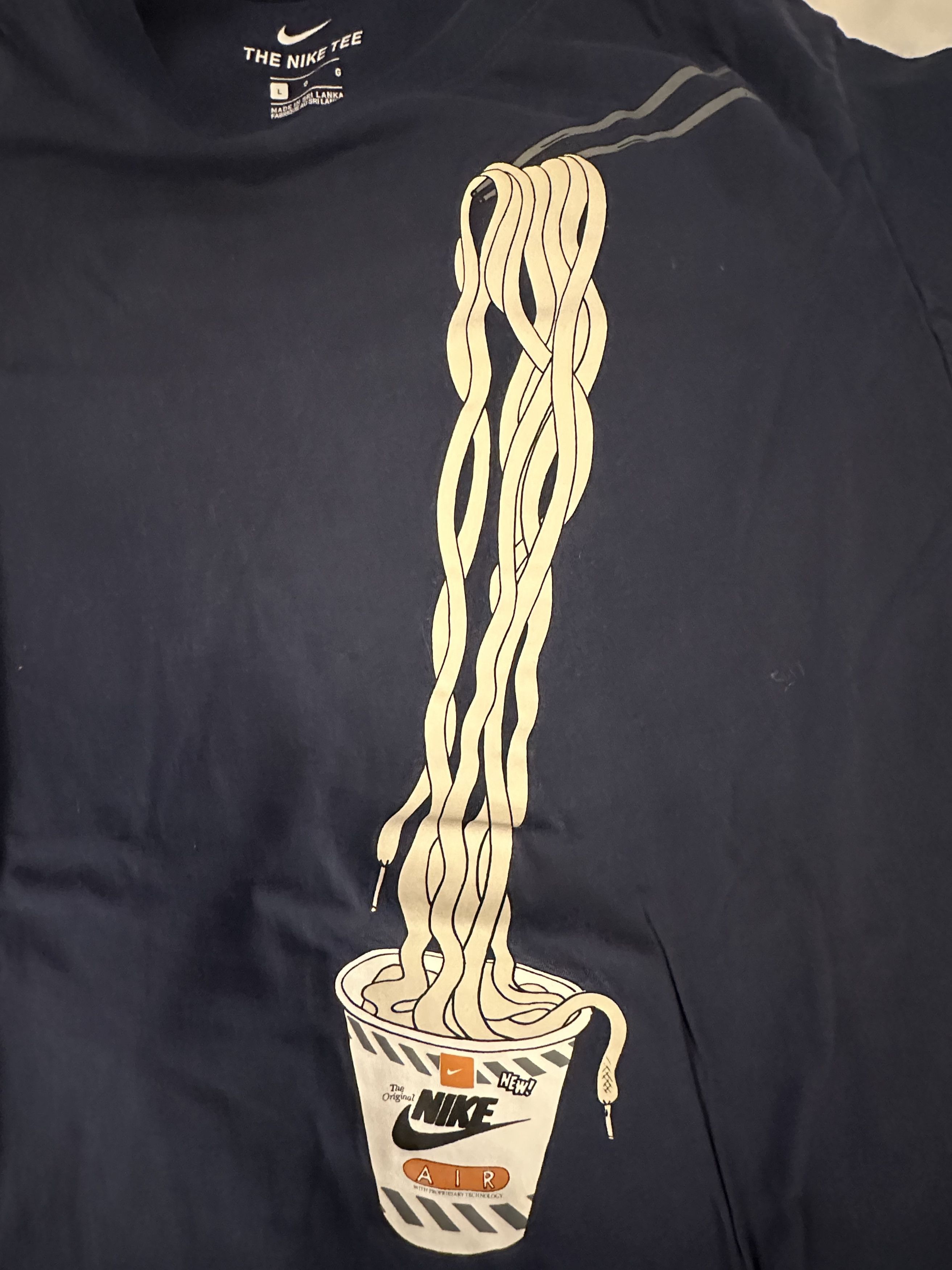 Nike Rare Nike Noodle Tee Size US L / EU 52-54 / 3 - 3 Thumbnail