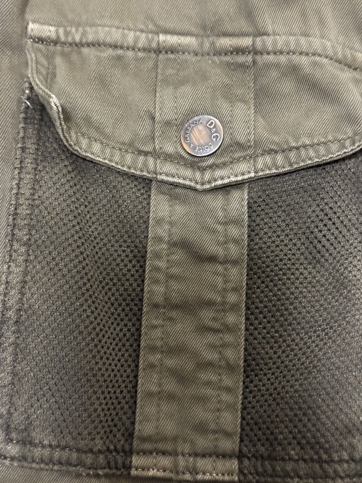 Dolce & Gabbana SS2003 Dolce & Gabbana Combat Military Multi Pockets Jacket Size US XL / EU 56 / 4 - 4 Thumbnail
