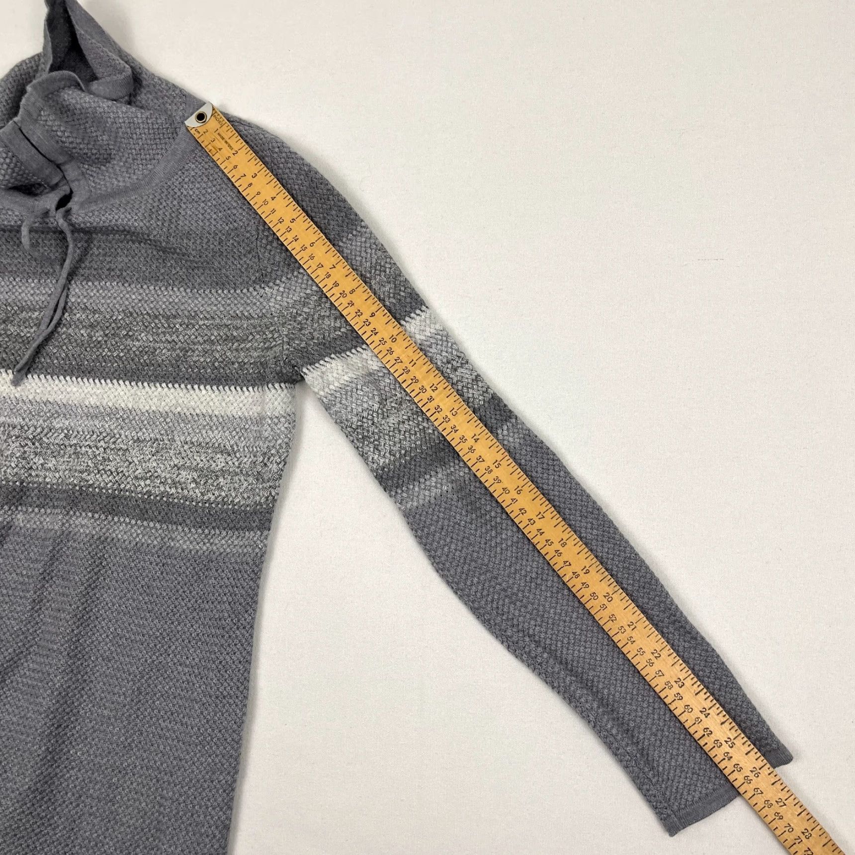 Vintage Krimson Klover Sweater Womens Small Gray Merino Wool Silk Turtleneck Tunic Prep Size S / US 4 / IT 40 - 6 Thumbnail