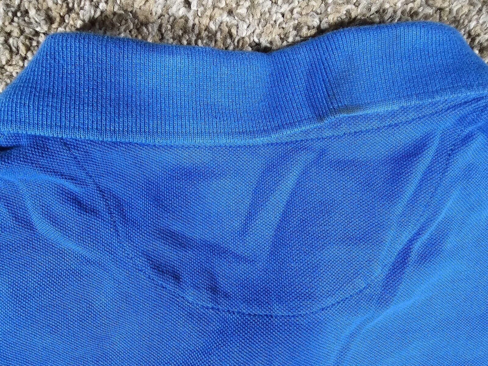 Designer American Eagle Polo Shirt 3XL XXXL Athletic Fit Bright Blue Size US XXL / EU 58 / 5 - 8 Thumbnail