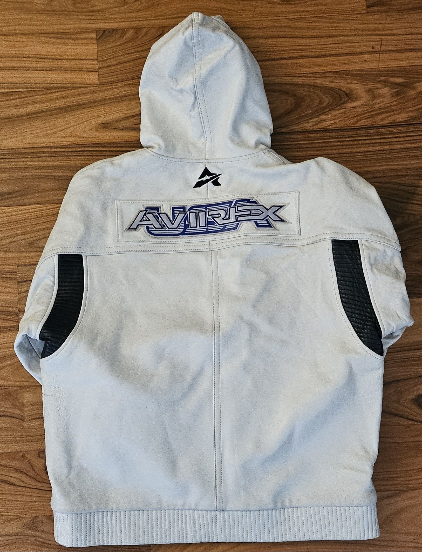 Avirex Limited Edition Authentic Hooded Leather Avirex Jacket Size US XL / EU 56 / 4 - 7 Thumbnail