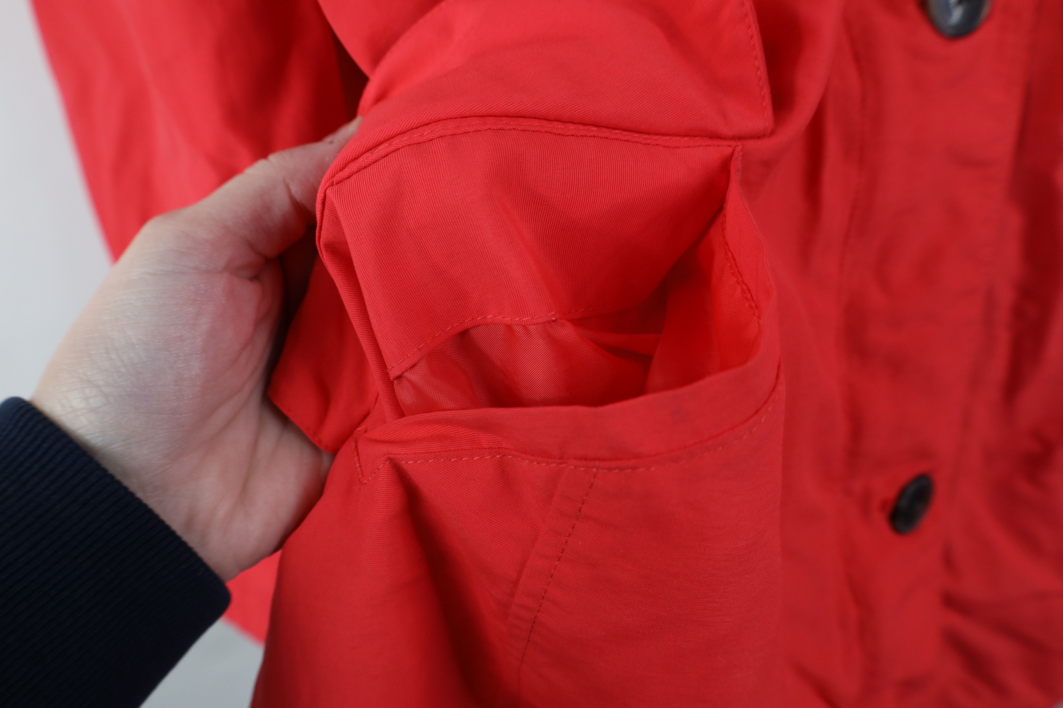 Lands' End Vintage Y2K Lands End Hooded Windbreaker Rain Jacket Coat Size 3XL / US 20-22 - 6 Thumbnail