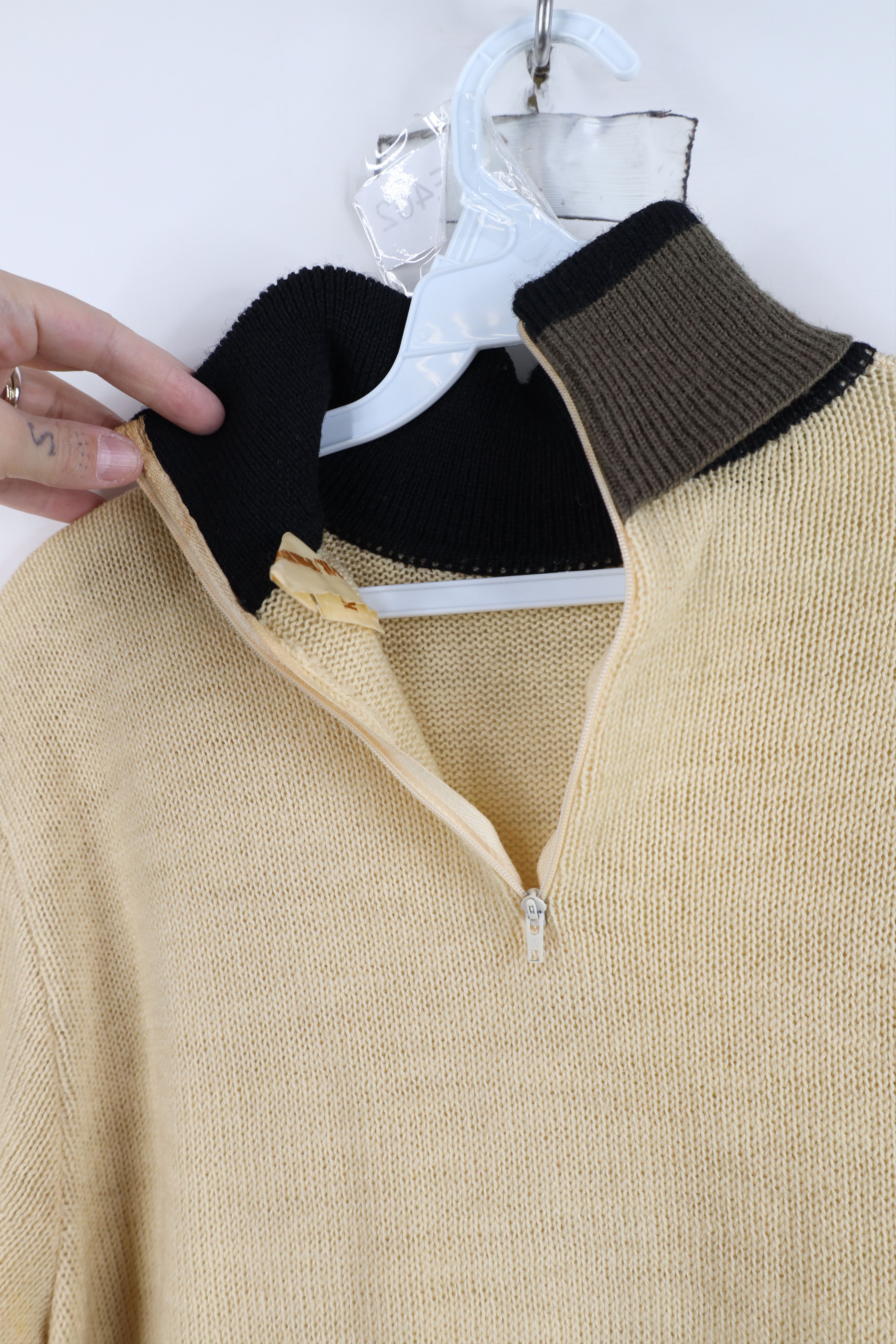 Vintage Vintage 60s 70s Mid Century Modern MCM Block Sweater USA Size M / US 6-8 / IT 42-44 - 10 Thumbnail