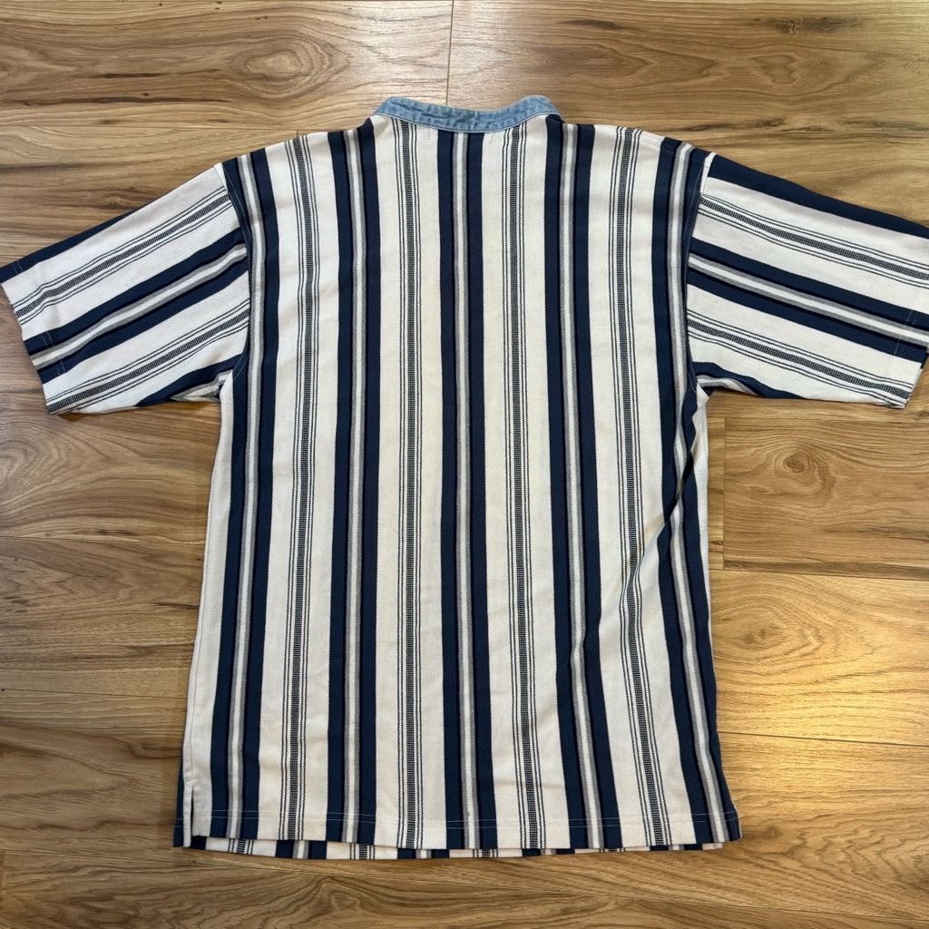 J Brand Knights of Round Table Men’s XL Striped Henley Shirt Size US XL / EU 56 / 4 - 2 Thumbnail