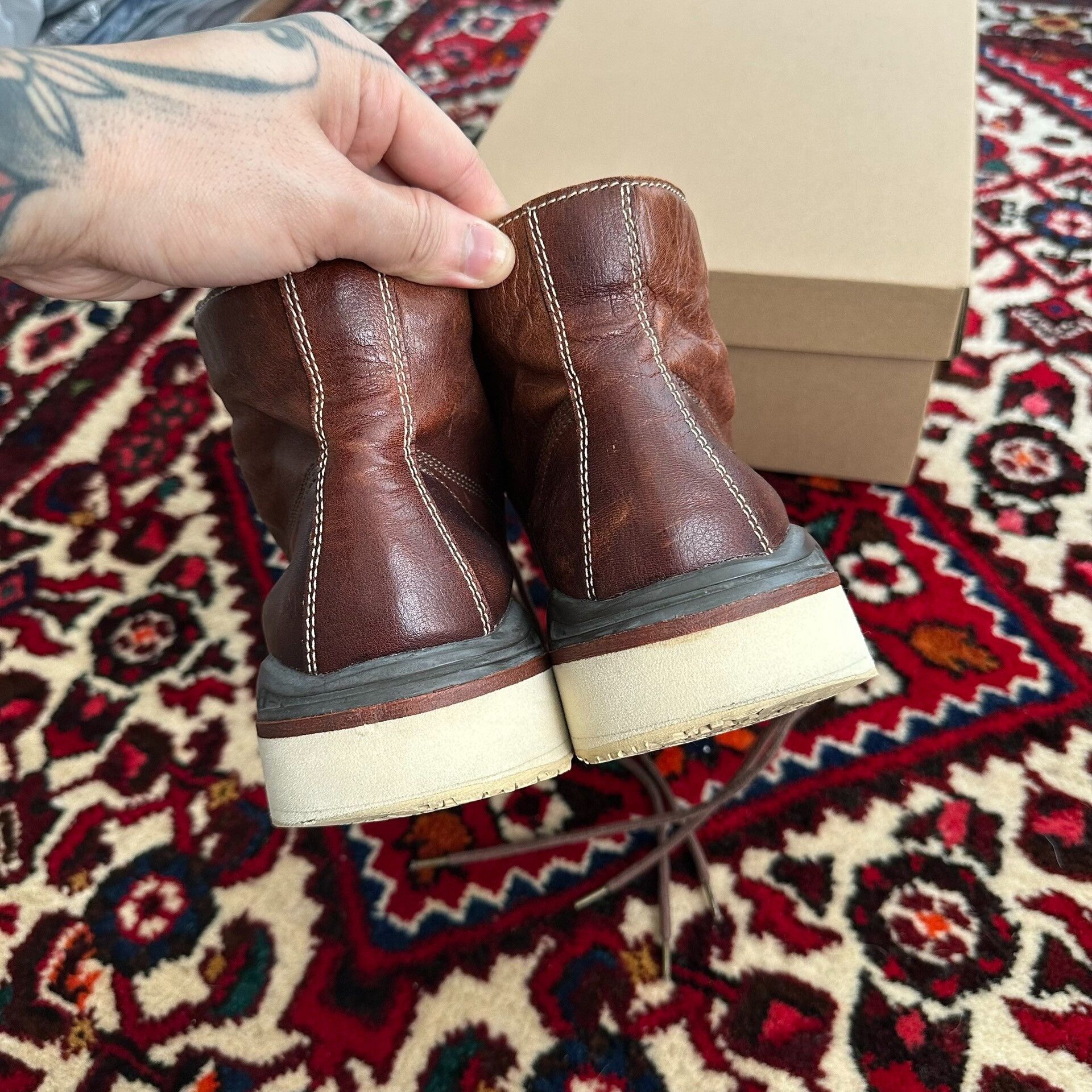 Visvim visvim 12aw Virgil Double Stitch Boots Size US 8 / EU 41 - 8 Thumbnail