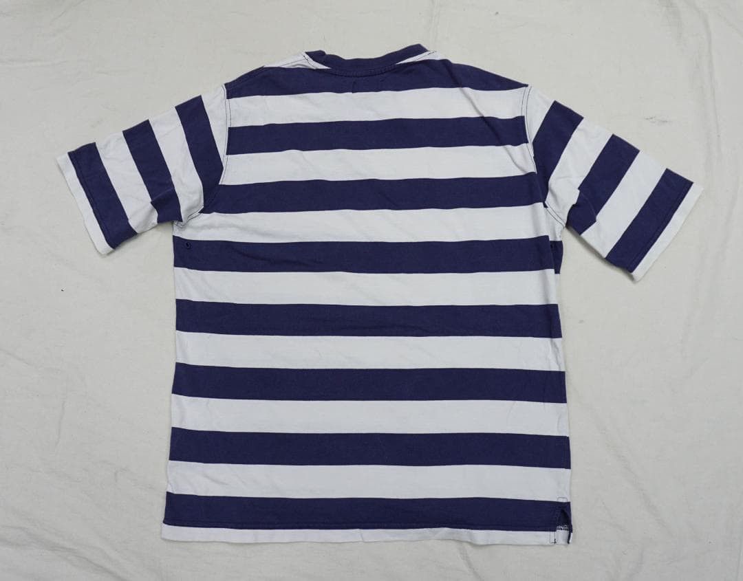 Vintage 90's Stussy ストライプ T-シャツ ビンテージ Size US XXS / EU 40 - 6 Thumbnail