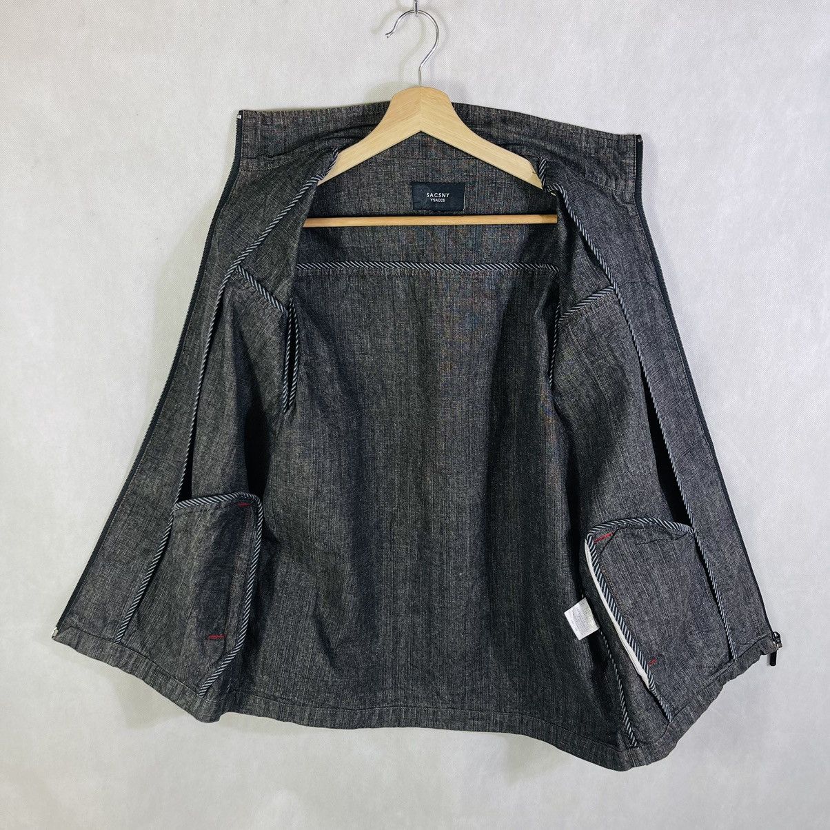 Yohji Yamamoto Y’SACCS by Yohji Yamamoto Denim Zipper Jacket Size US M / EU 48-50 / 2 - 5 Thumbnail