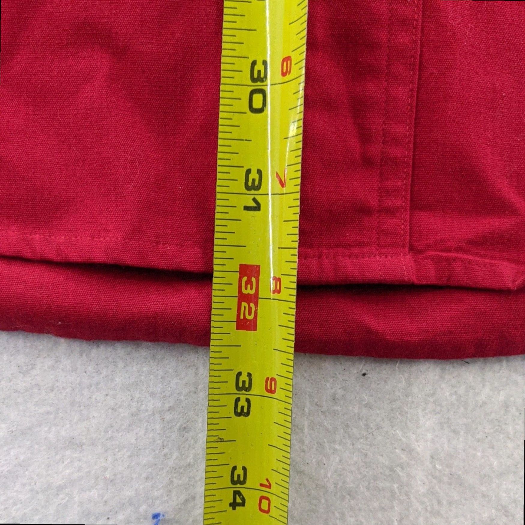 Chaps Ralph Lauren Mens Large Red Cotton Shirt Size US L / EU 52-54 / 3 - 6 Thumbnail