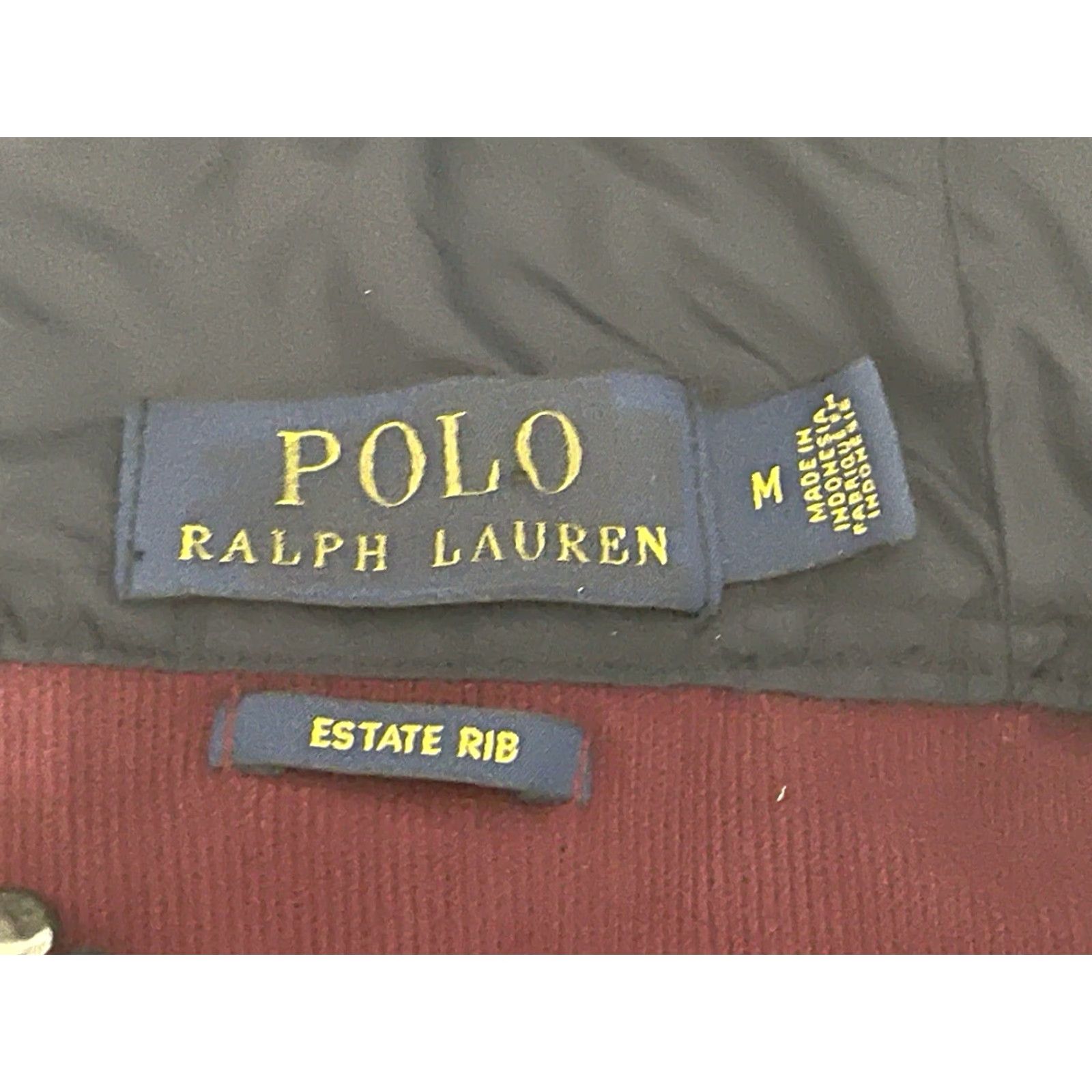 Polo Ralph Lauren Polo Ralph Lauren Men's Burgundy Estate Rib Hybrid Full Zip Hoodie SZ M Size US M / EU 48-50 / 2 - 5 Thumbnail