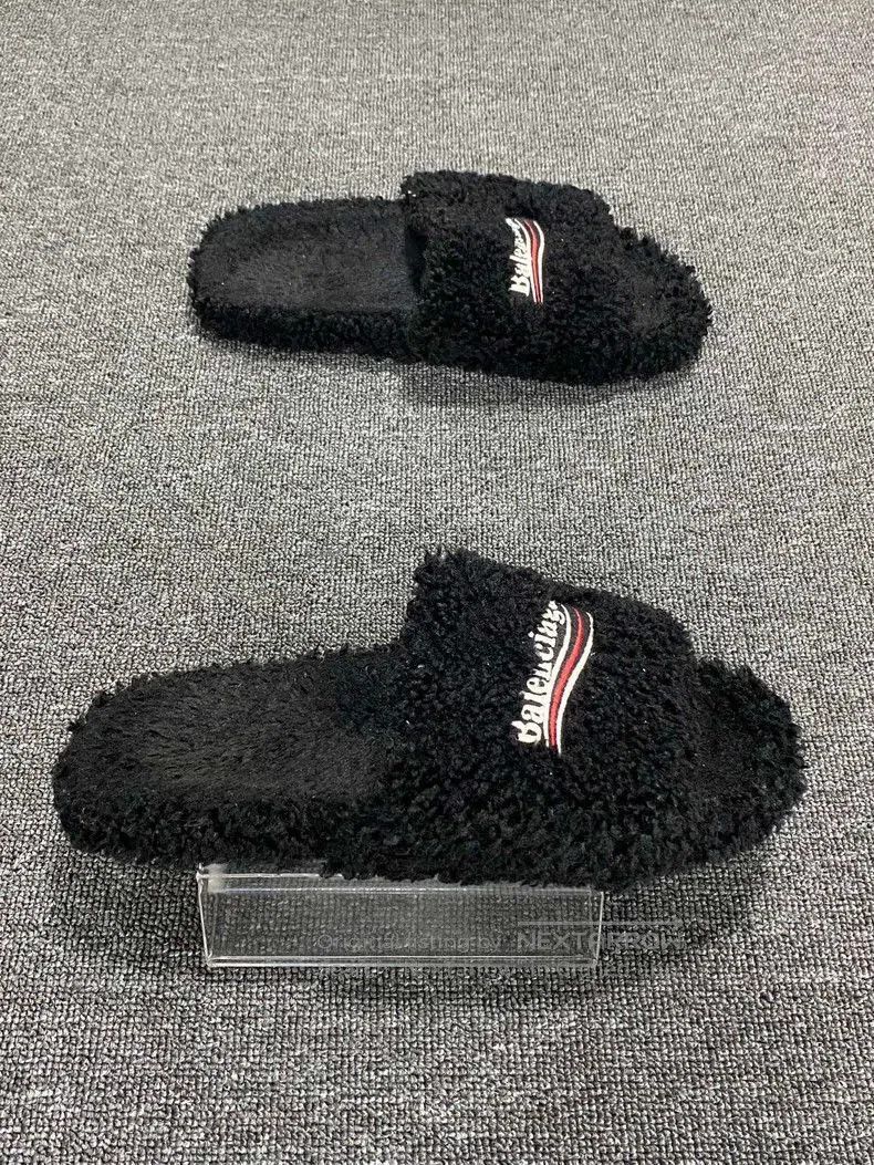 Balenciaga Balenciaga Wave Slide Sandals Black Color. Size US 8 / IT 38 - 3 Thumbnail