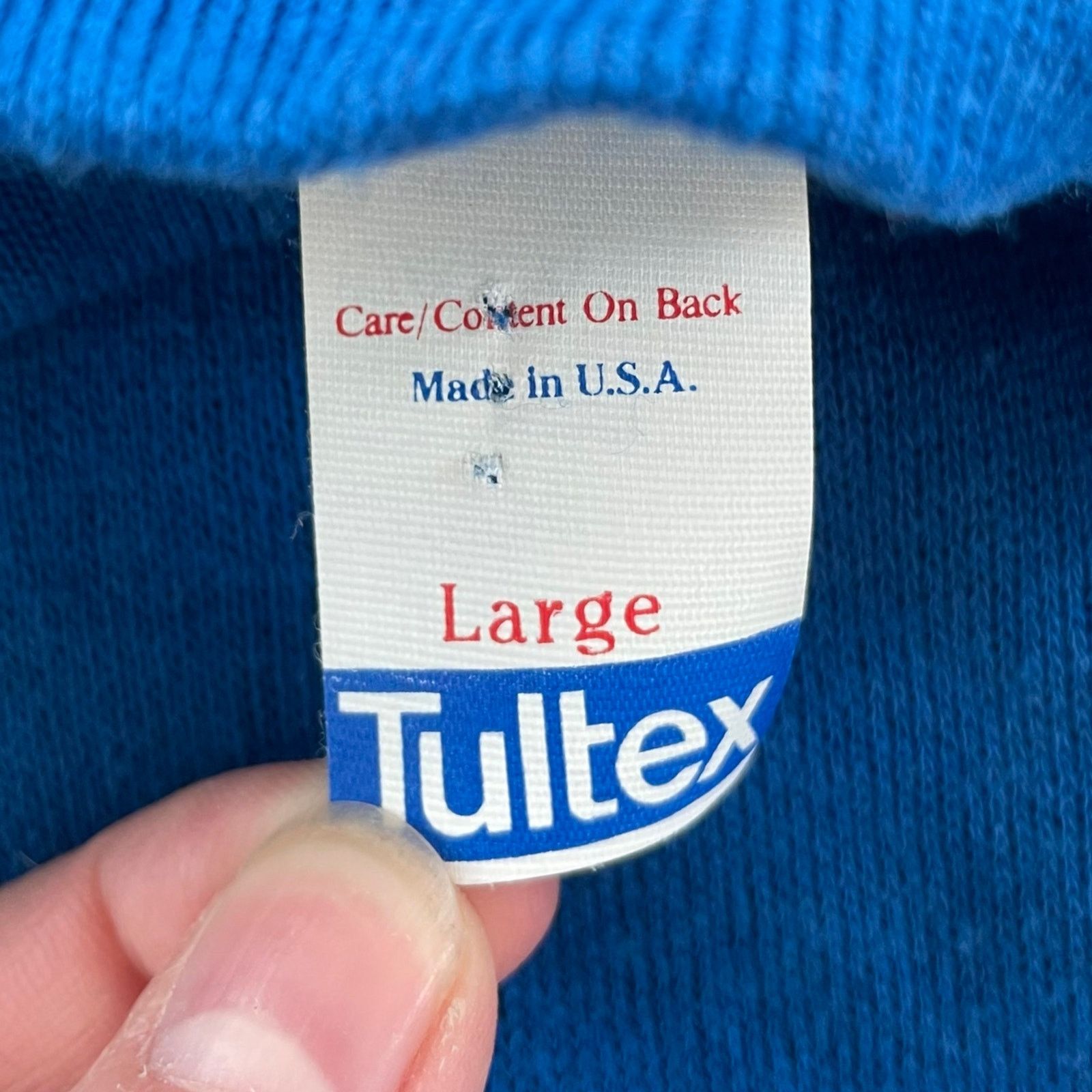 Vintage Vintage Tullex Essential Blank Crewneck Large Size US L / EU 52-54 / 3 - 3 Thumbnail