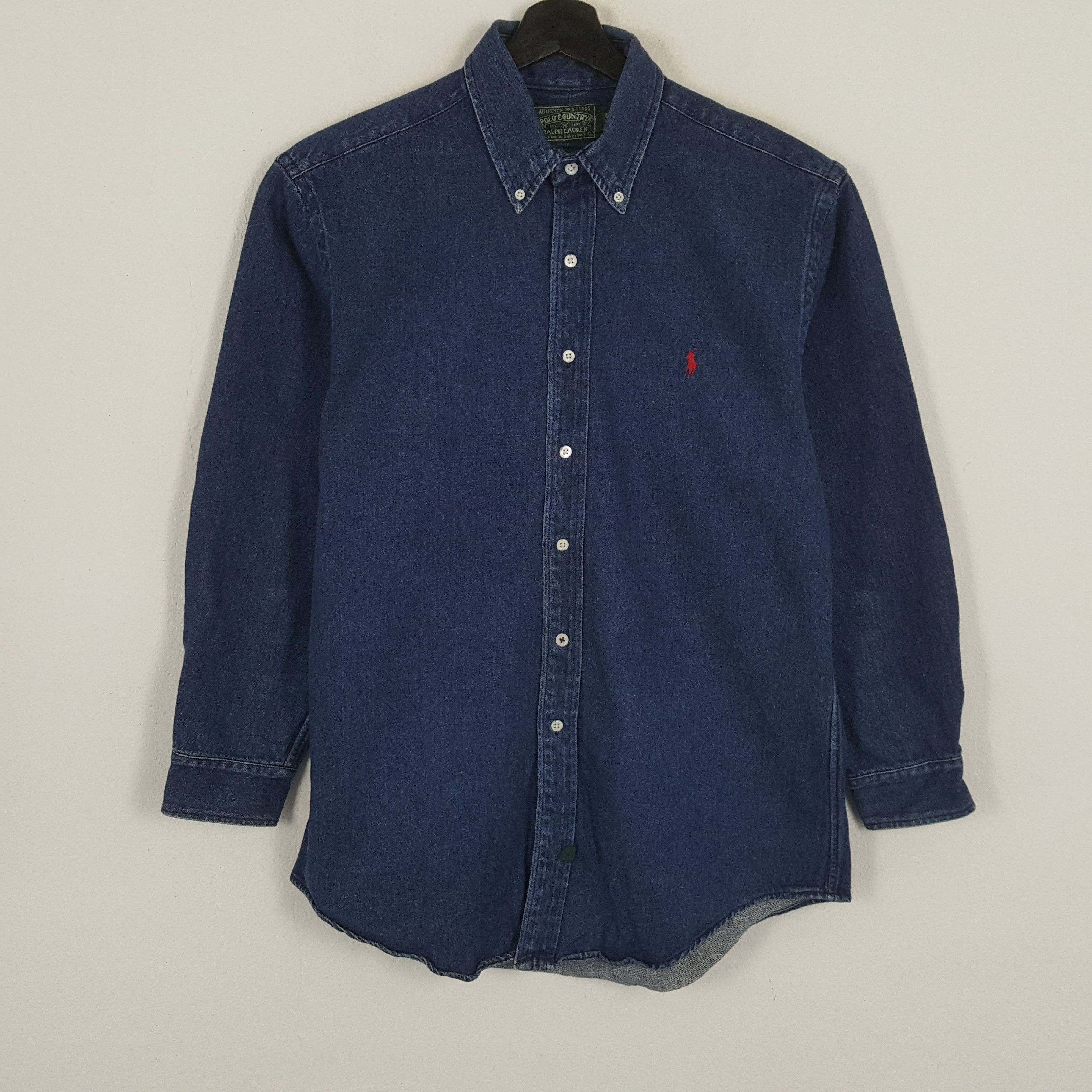 Polo Ralph Lauren × Ralph Lauren × Vintage POLO RALPH LAUREN Small Logo Design Casual Style Shirt Size US L / EU 52-54 / 3 - 1 Thumbnail