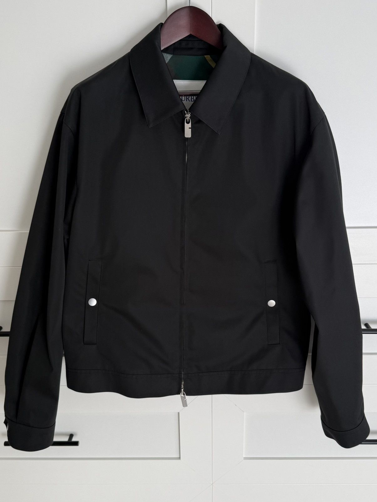 Burberry Check Lined Zip Up Jacket Size US M / EU 48-50 / 2 - 1 Thumbnail